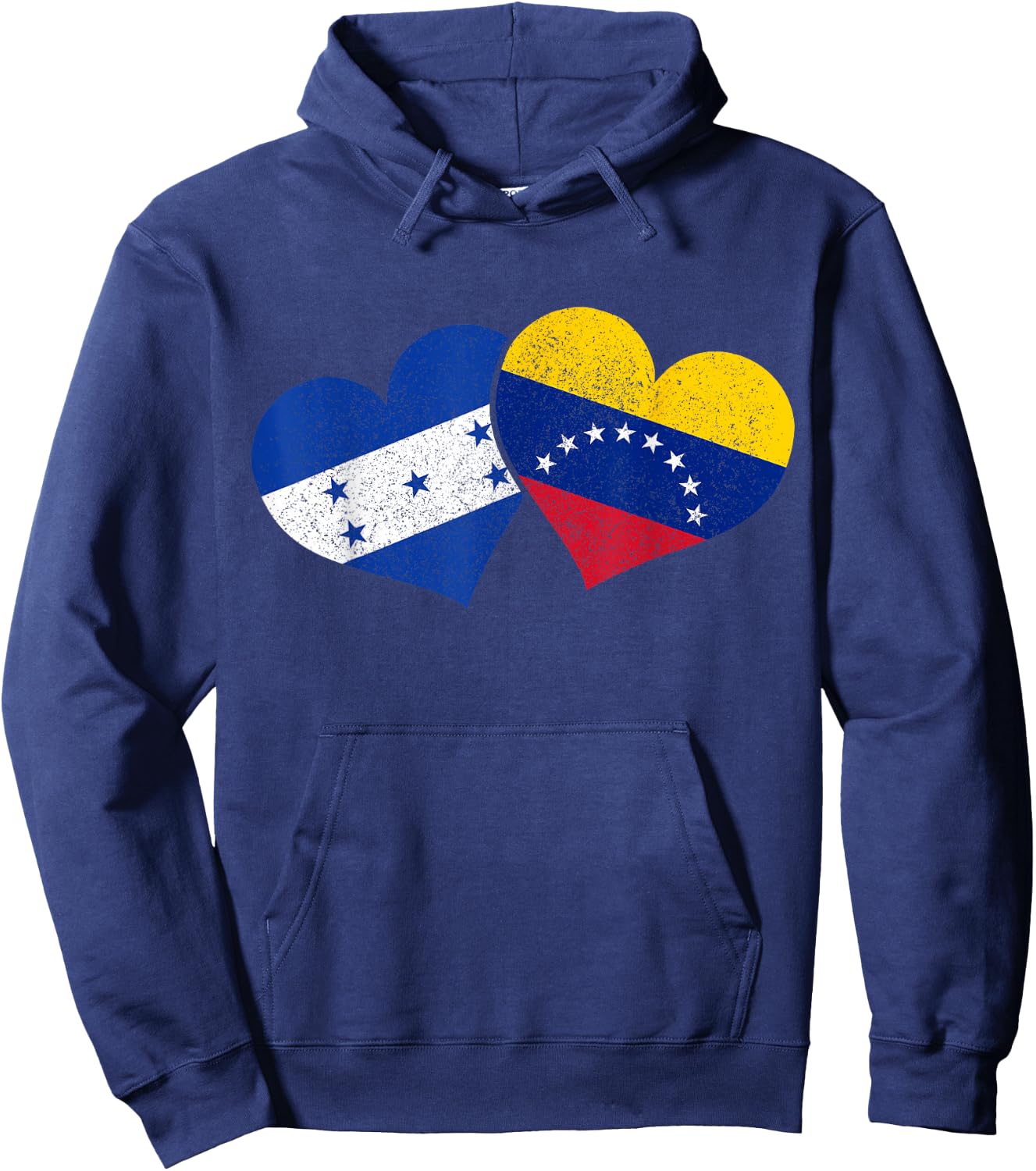 Honduras Venezuela Venezuela Honduran Flag Pride Heritage Hoodie - Hoodie | Navy