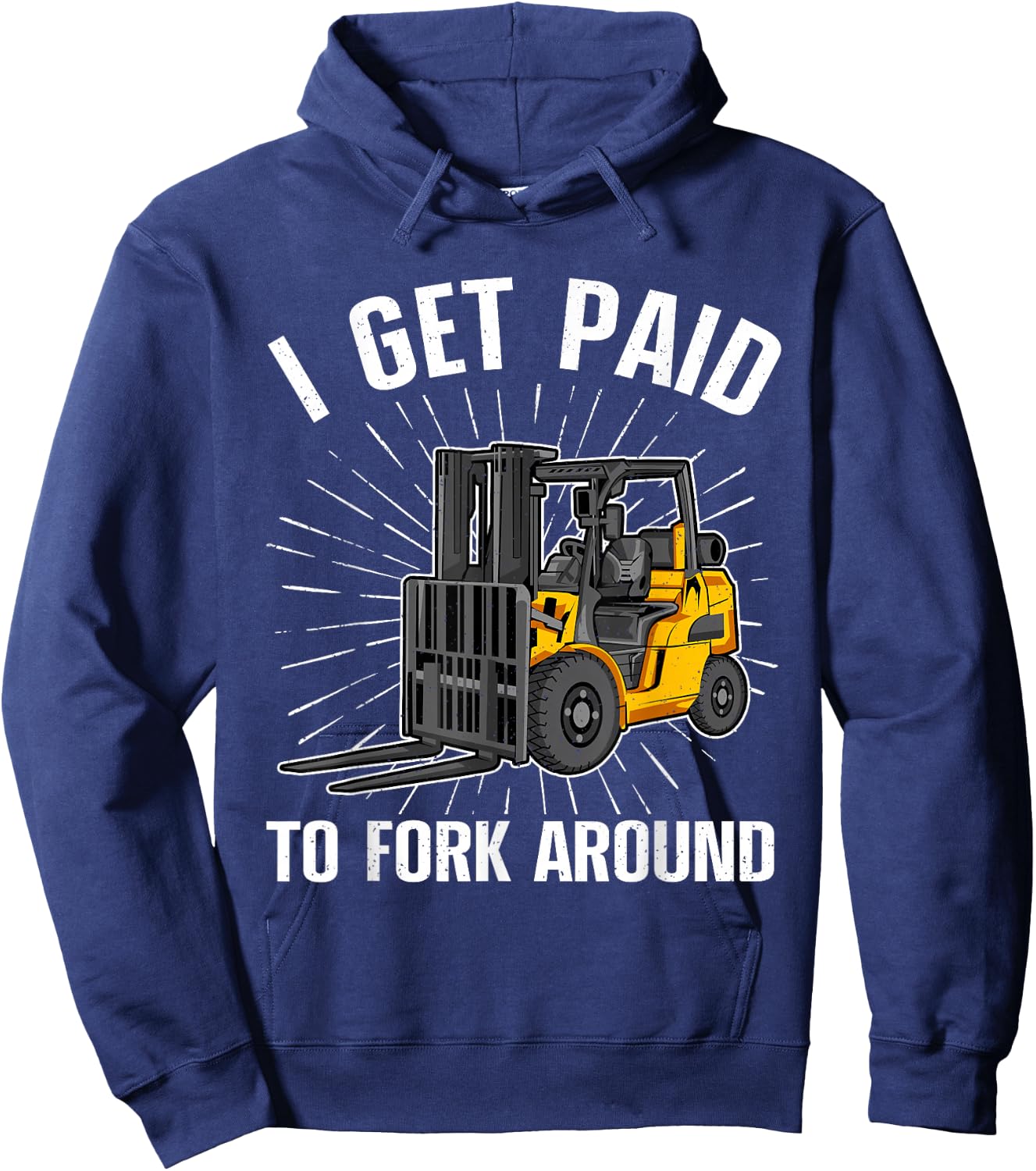 Funny Forklift Art Women Certified Forklift Drivers Hoodie - Hoodie | Navy