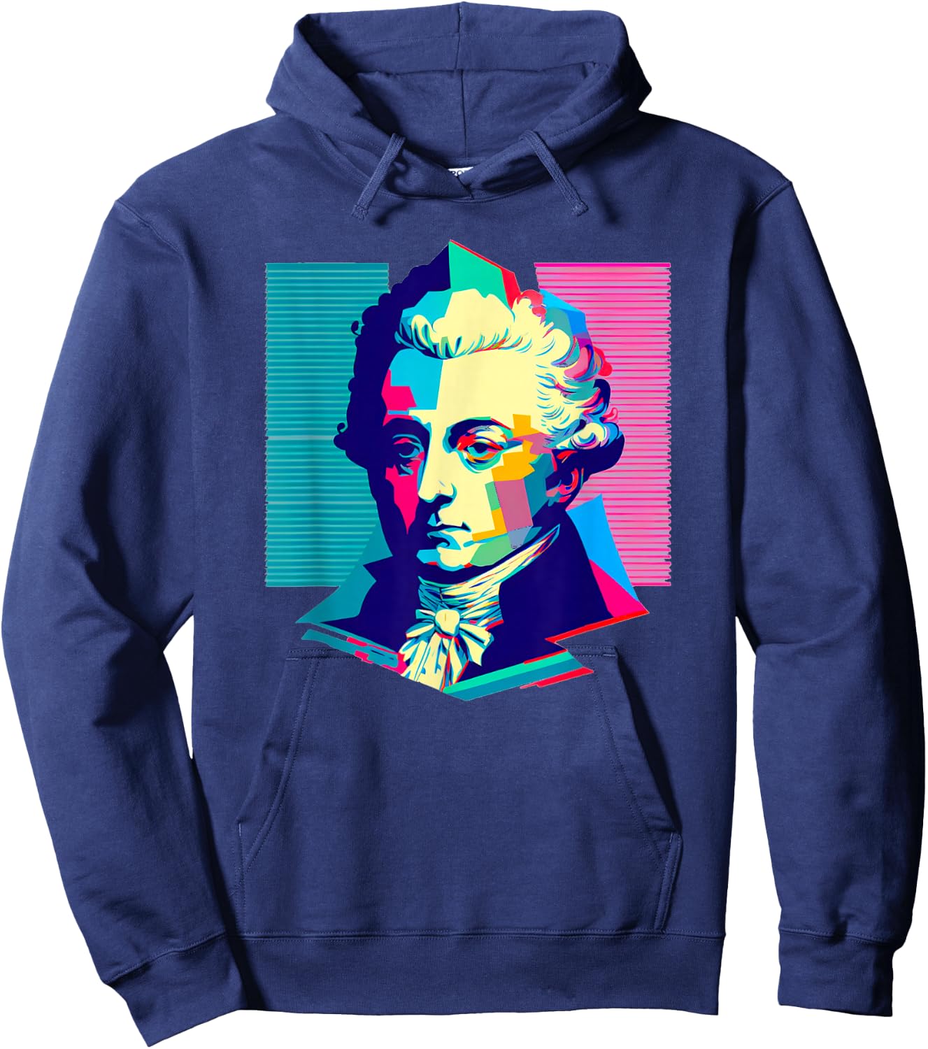 Wolfgang Amadeus Mozart Hoodie - Hoodie | Navy
