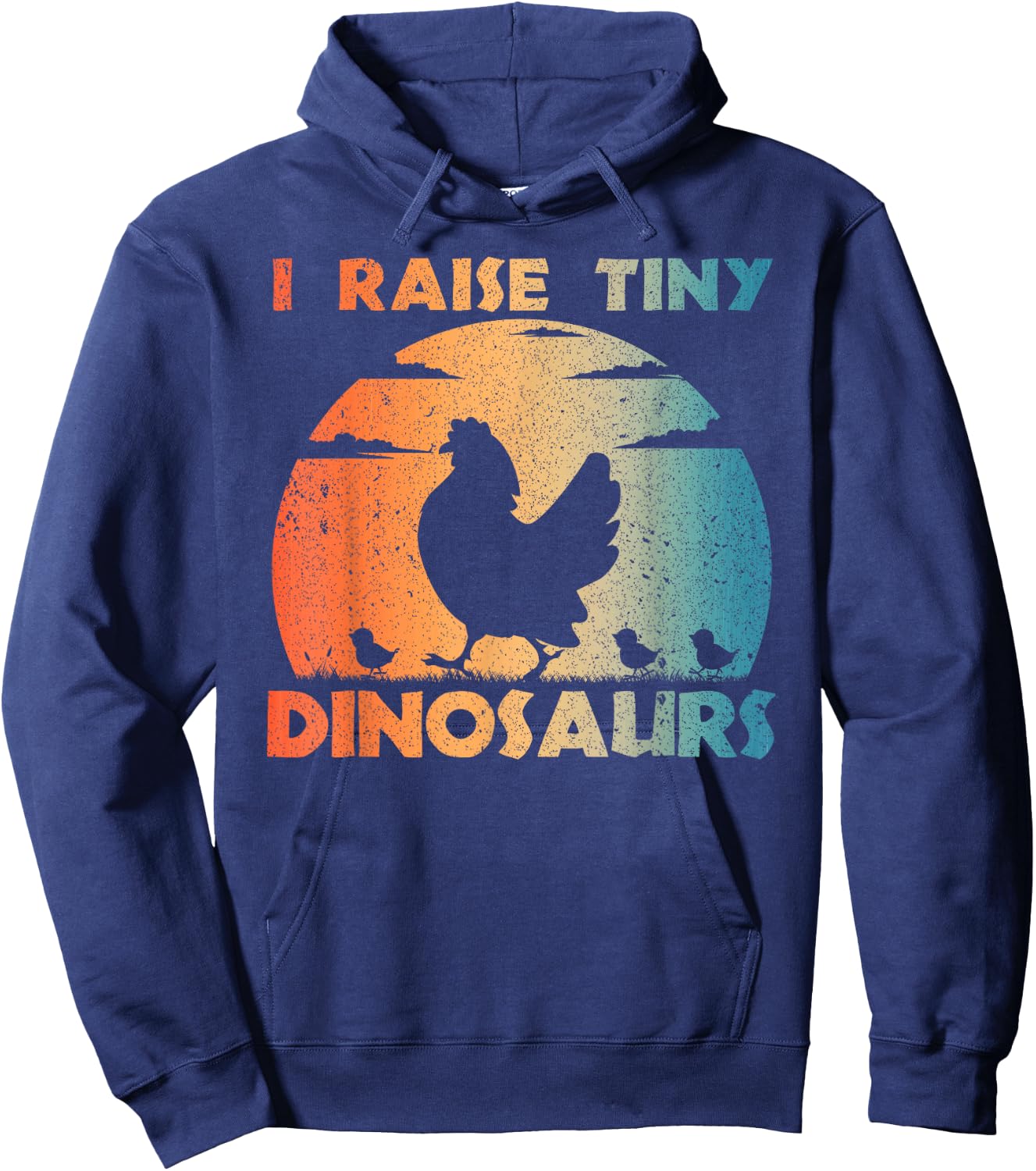 Cool Chicken Design Women Farm Lover Chicken Farmer Hoodie - Hoodie | Navy