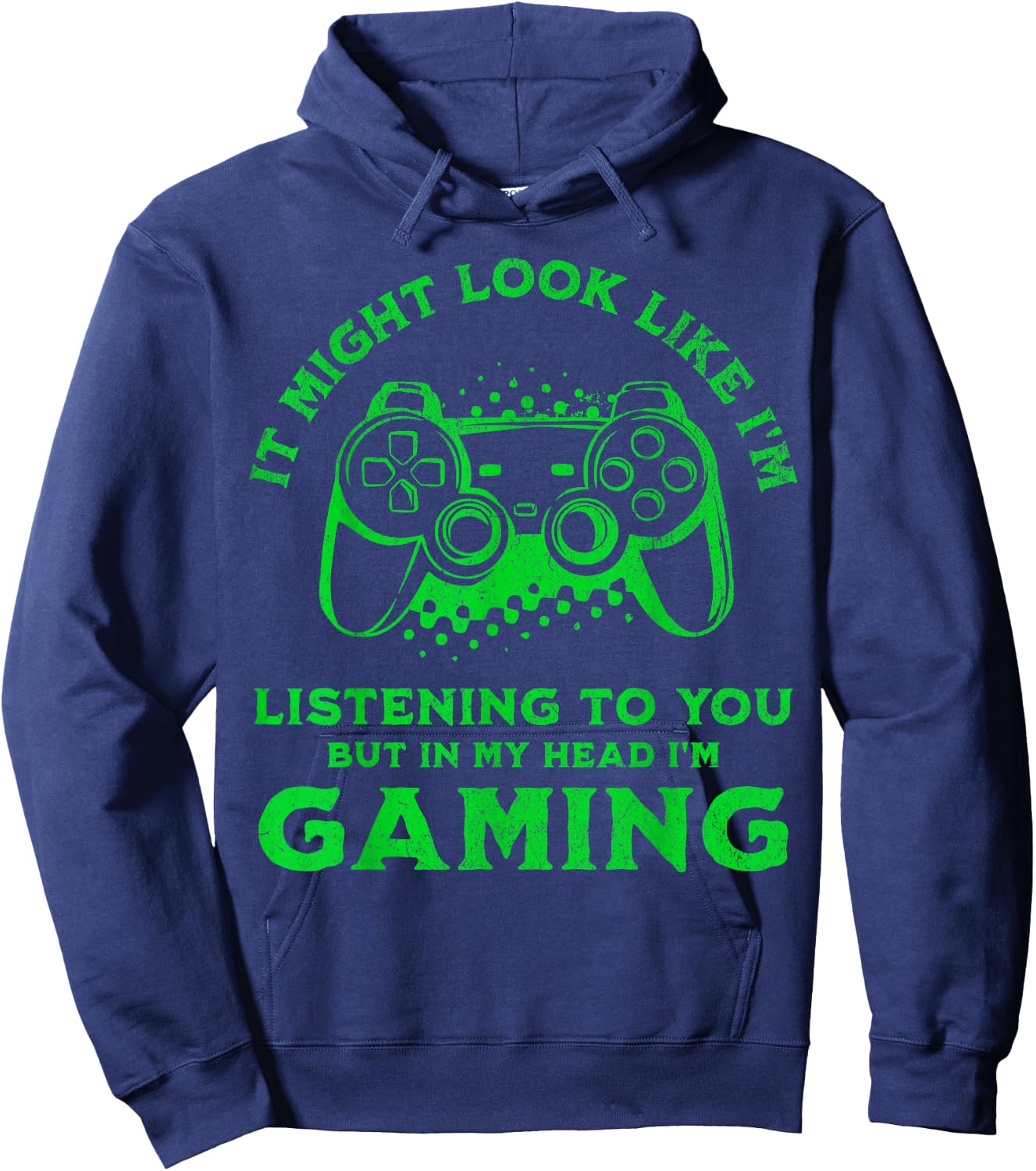 Gamer Funny Boys Video Gaming Hoodie - Hoodie | Navy