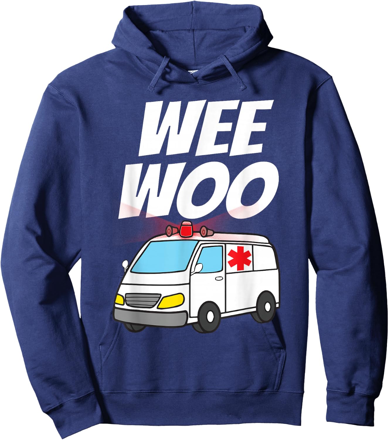 Funny EMT Ambulance Design For Kids Boys Girls EMS Paramedic Hoodie - Hoodie | Navy