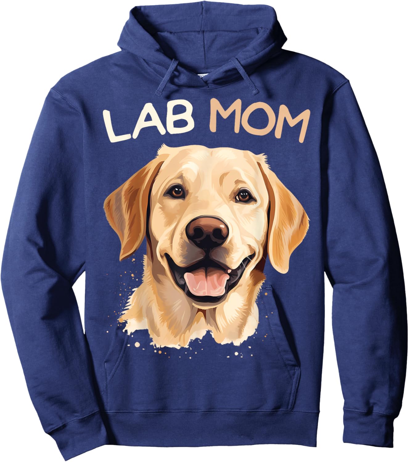 Labrador Retriever Dog Lab Mom Women Hoodie - Hoodie | Navy