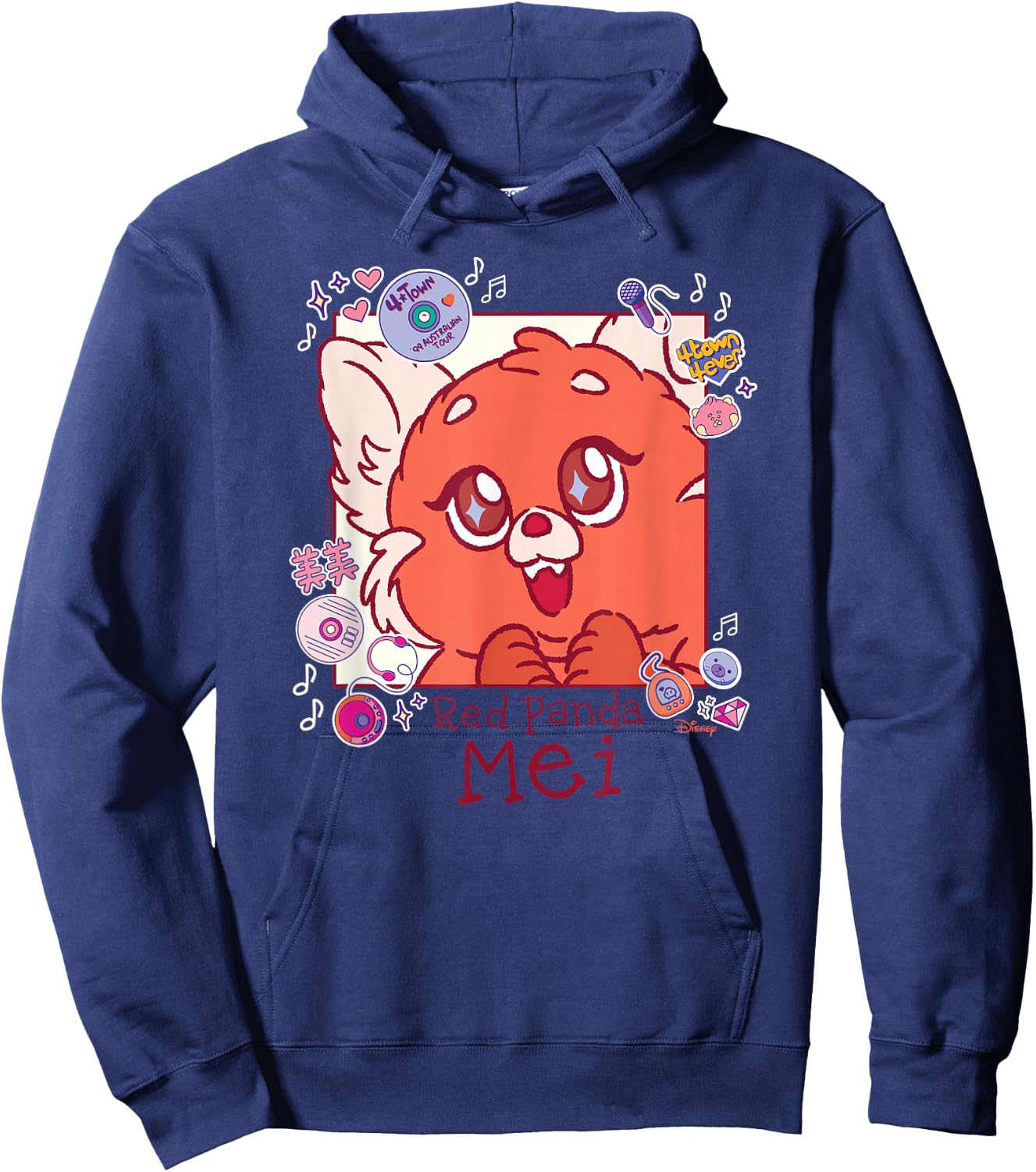 Turning Red - Red Panda Mei Hoodie - Hoodie | Navy