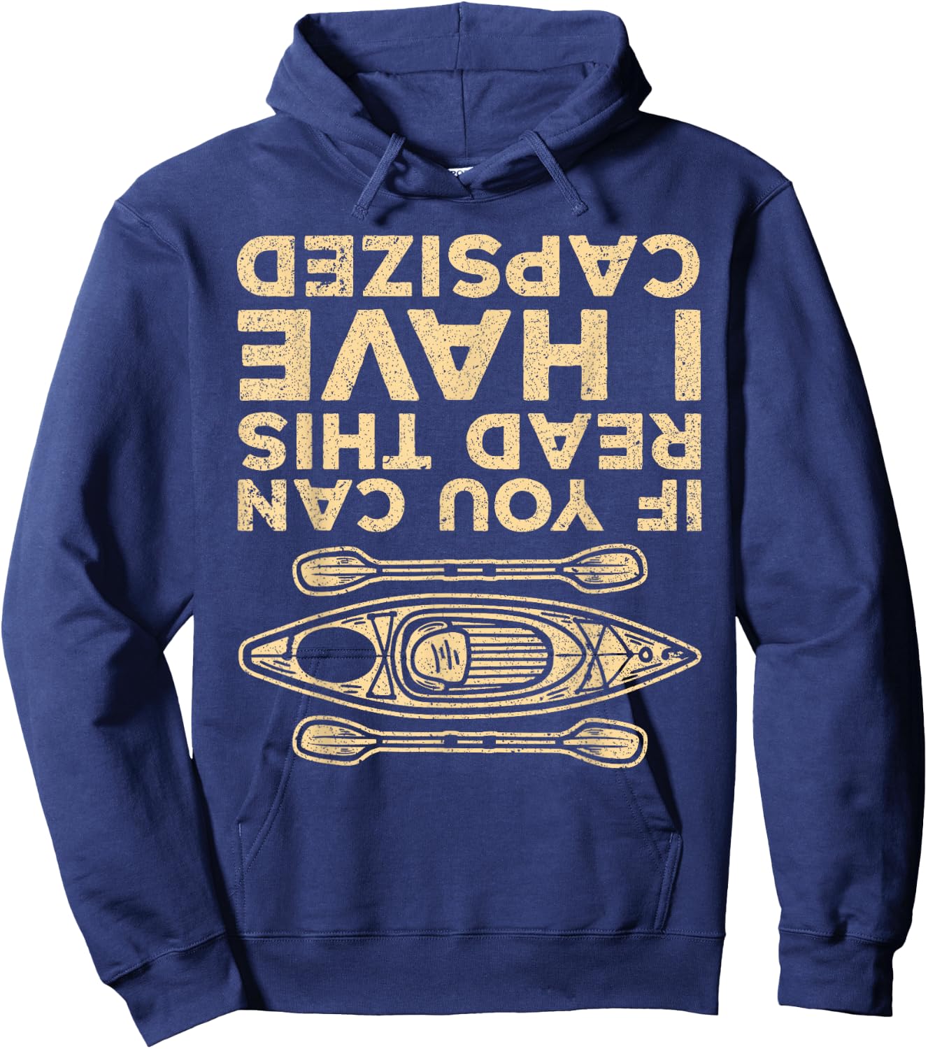 Cool Kayak Women Kayaking Lovers Boat Canoe Kayakers Hoodie - Hoodie | Navy