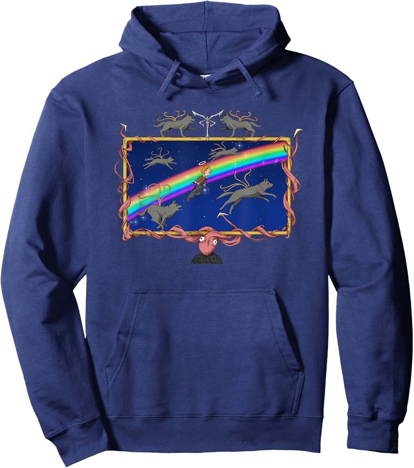 RESIDENT EVIL 4 The Masterpiece Theater "I'm tired" Hoodie - Hoodie | Navy