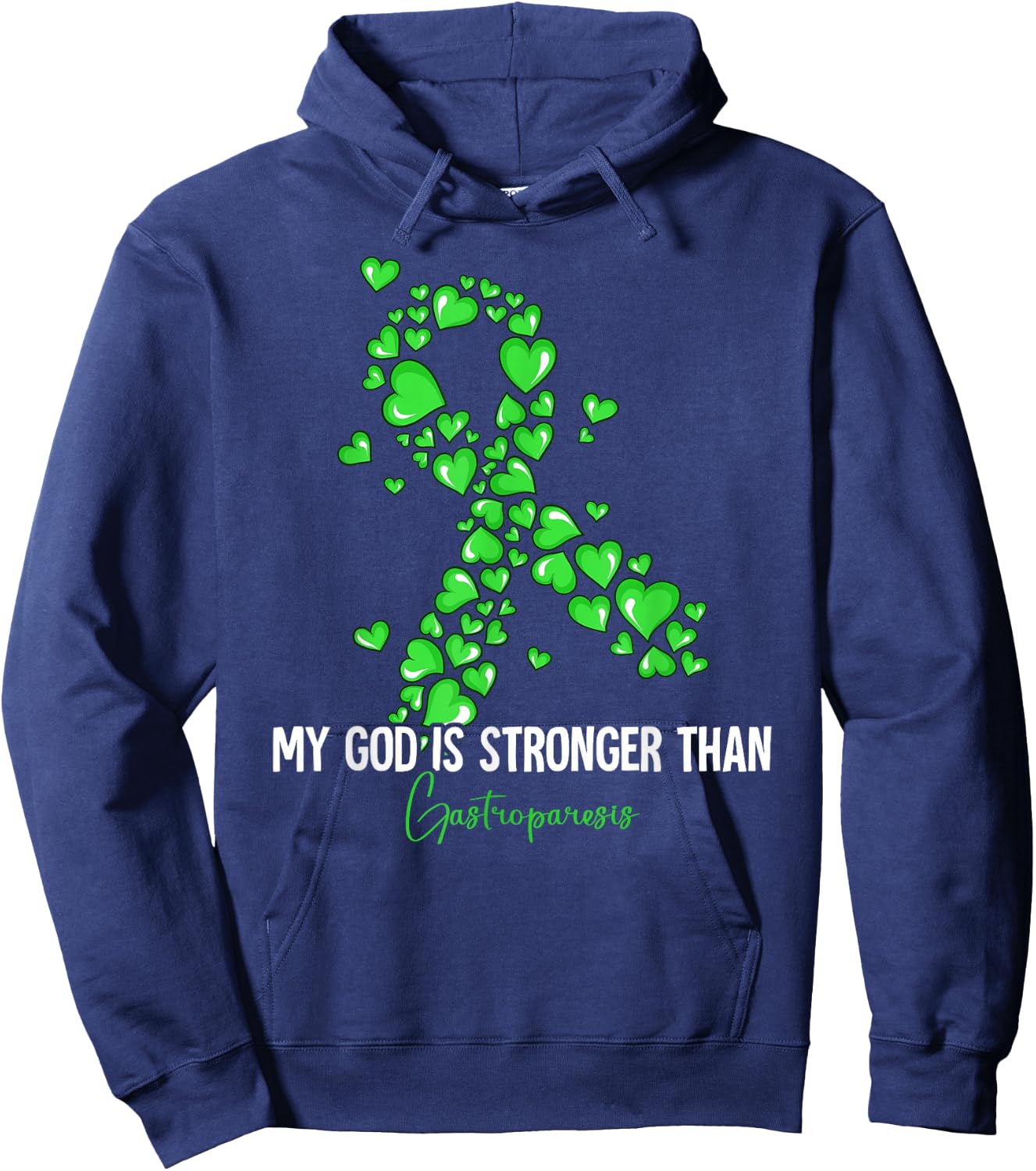 Gastroparesis Awareness Hoodie - Hoodie | Navy