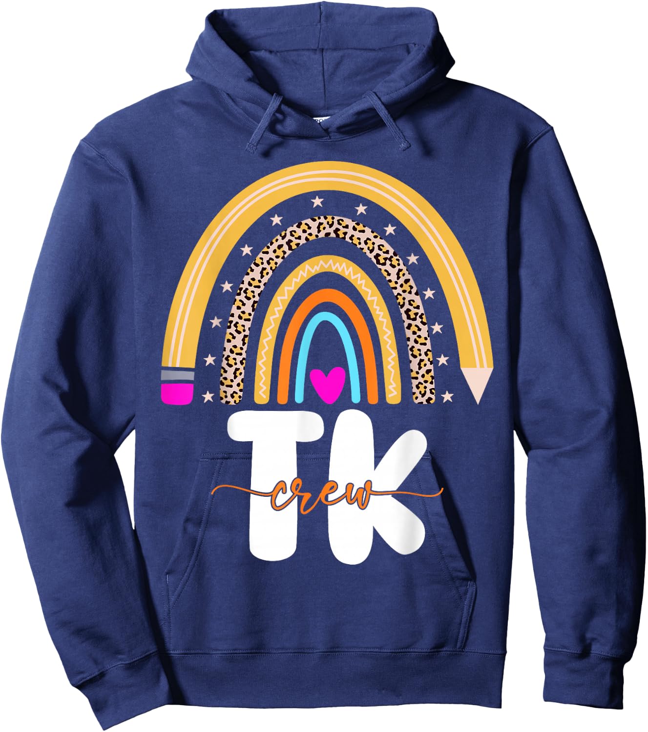 Team TK Transitional Kindergaten TK Crew Squad Teacher Kids Hoodie - Hoodie | Navy