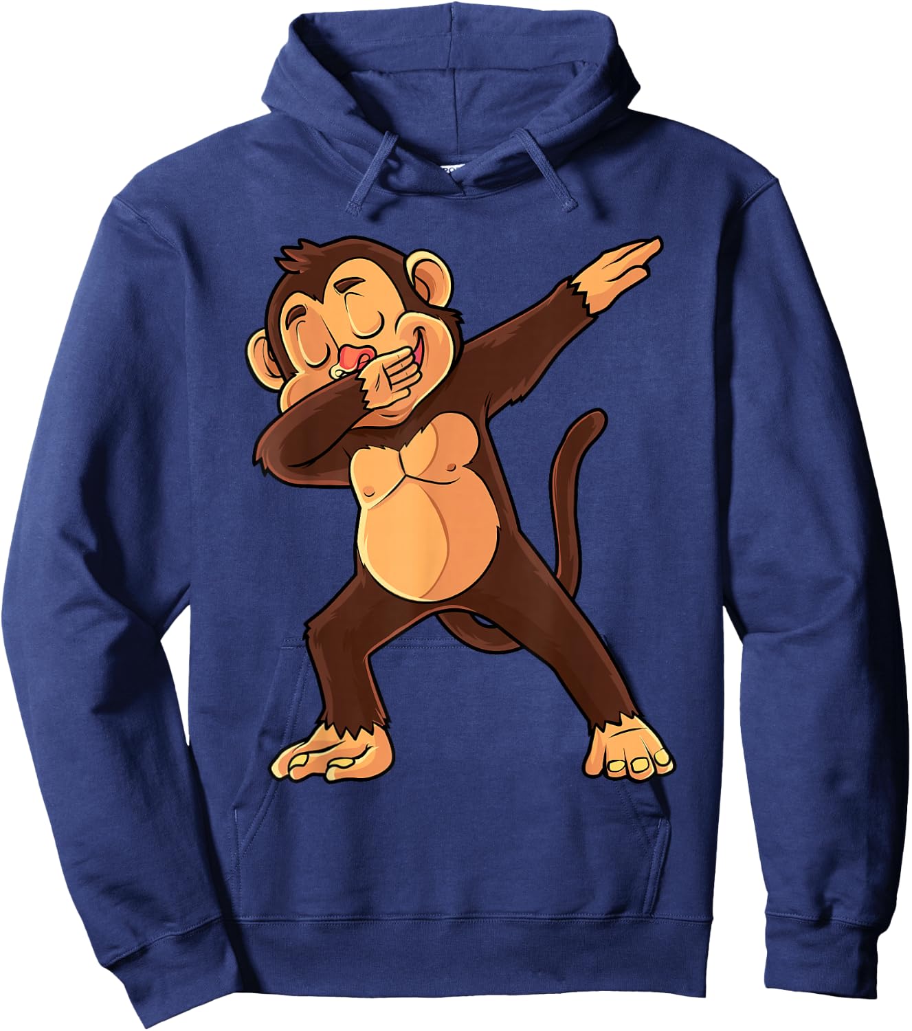 Dabbing Monkey Animal Lover Men Women Kids Hoodie - Hoodie | Navy