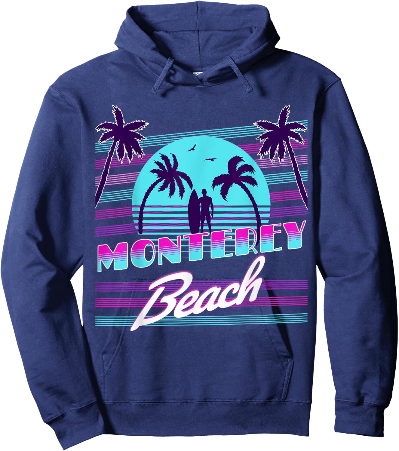 Monterey California Hoodie - Hoodie | Navy