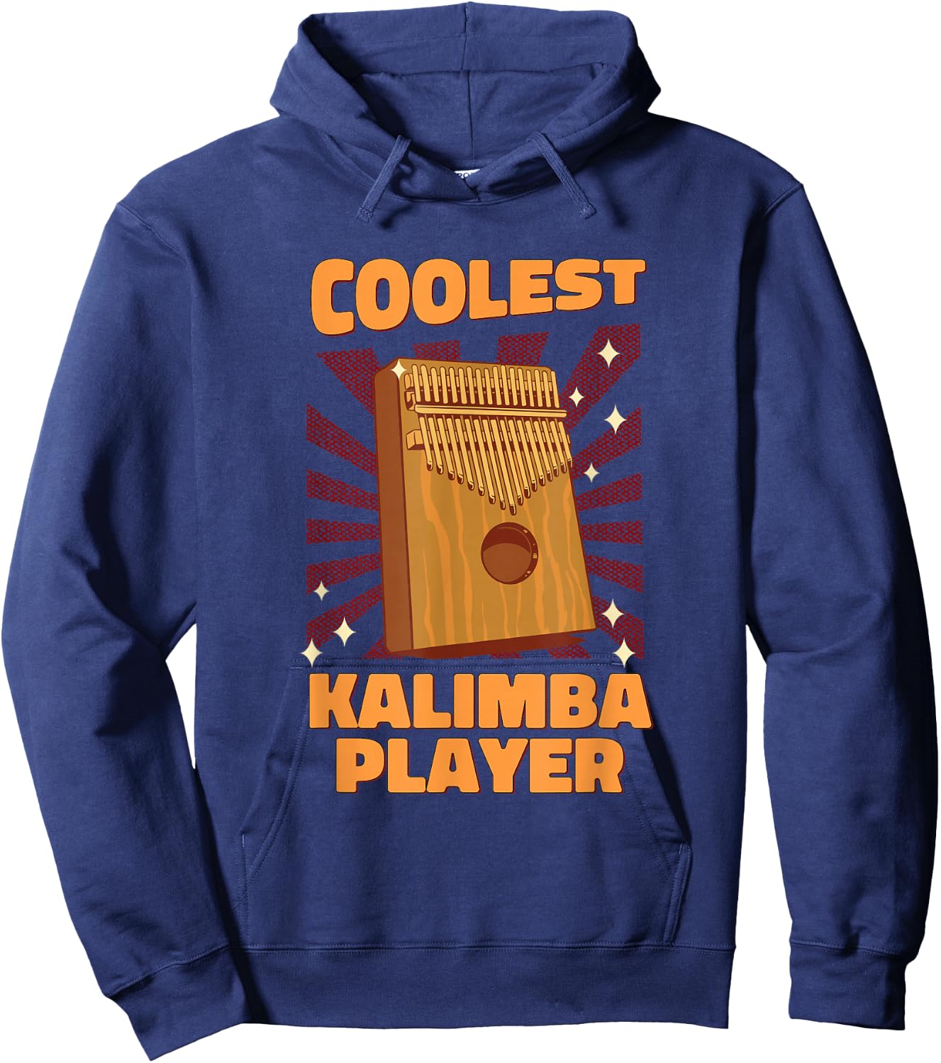 Coolest Kalimba Player Sound Instrument Kalimba Hoodie - Hoodie | Navy