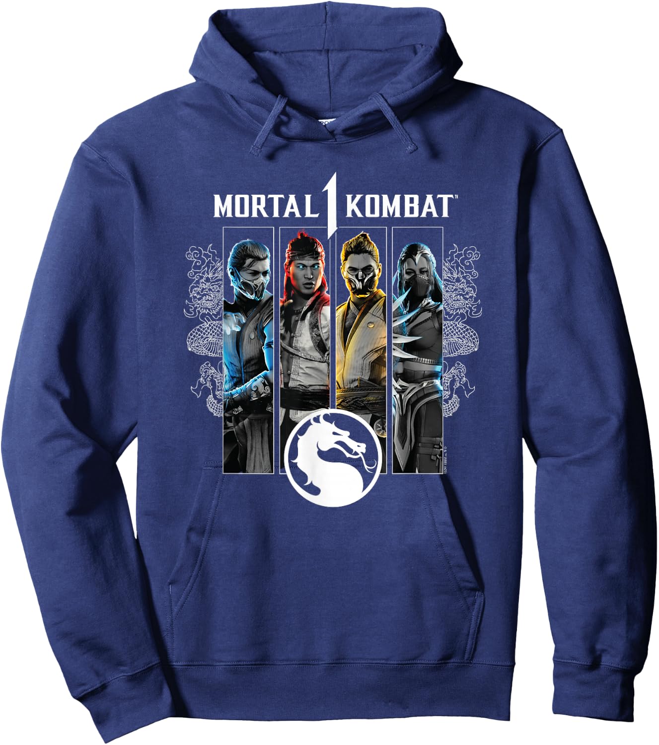 Mortal Kombat - MK1 Characters Hoodie - Hoodie | Navy