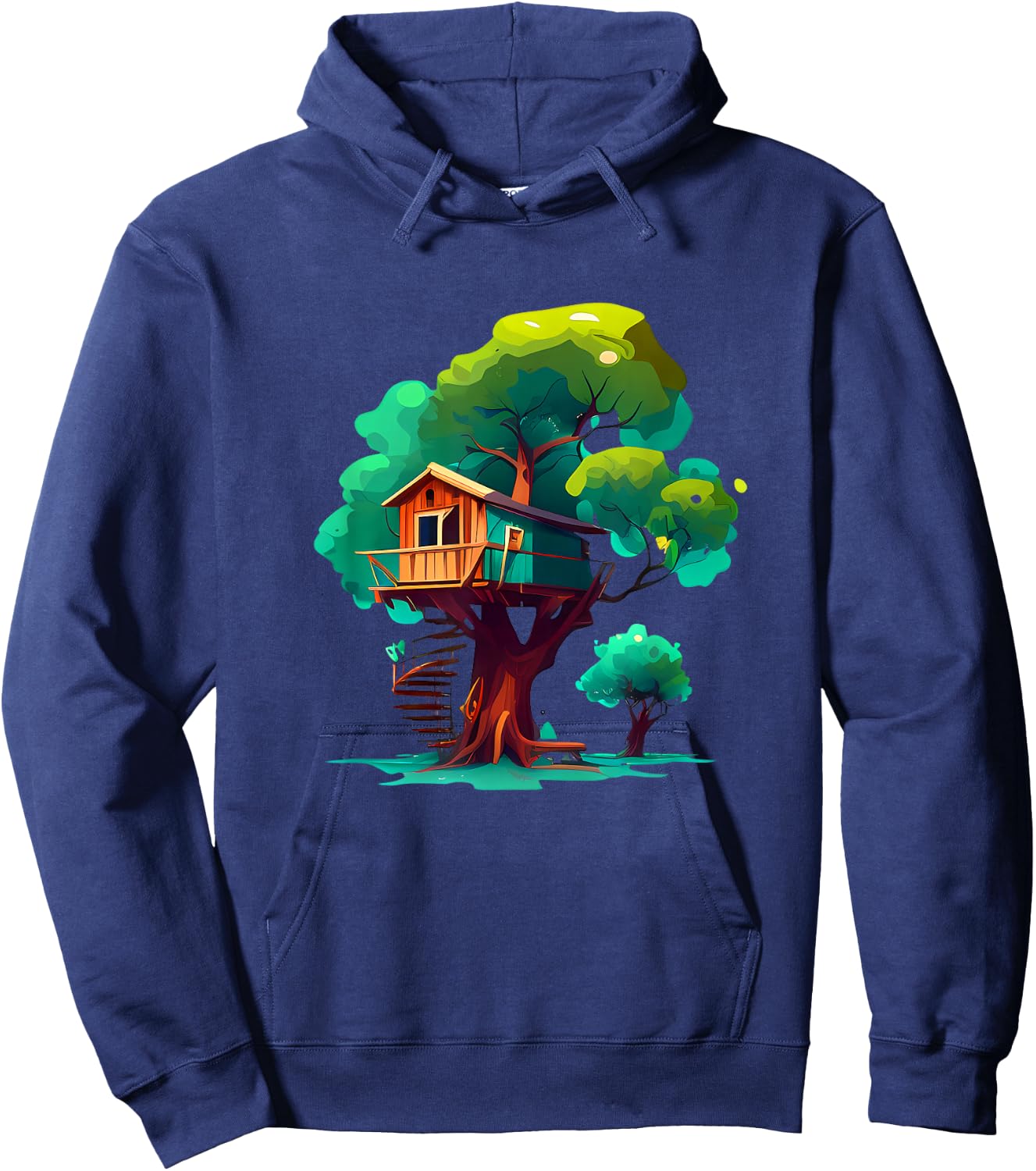 Funny Treehouse for Boys and Girls Hoodie - Hoodie | Navy