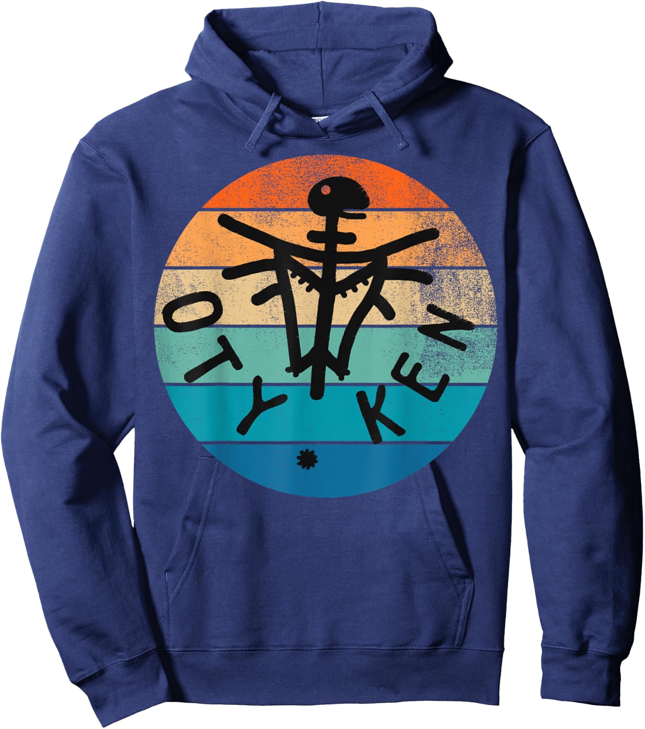 Retro Otyken Ethnic Group Otyken Musical Band Legend Hoodie - Hoodie | Navy