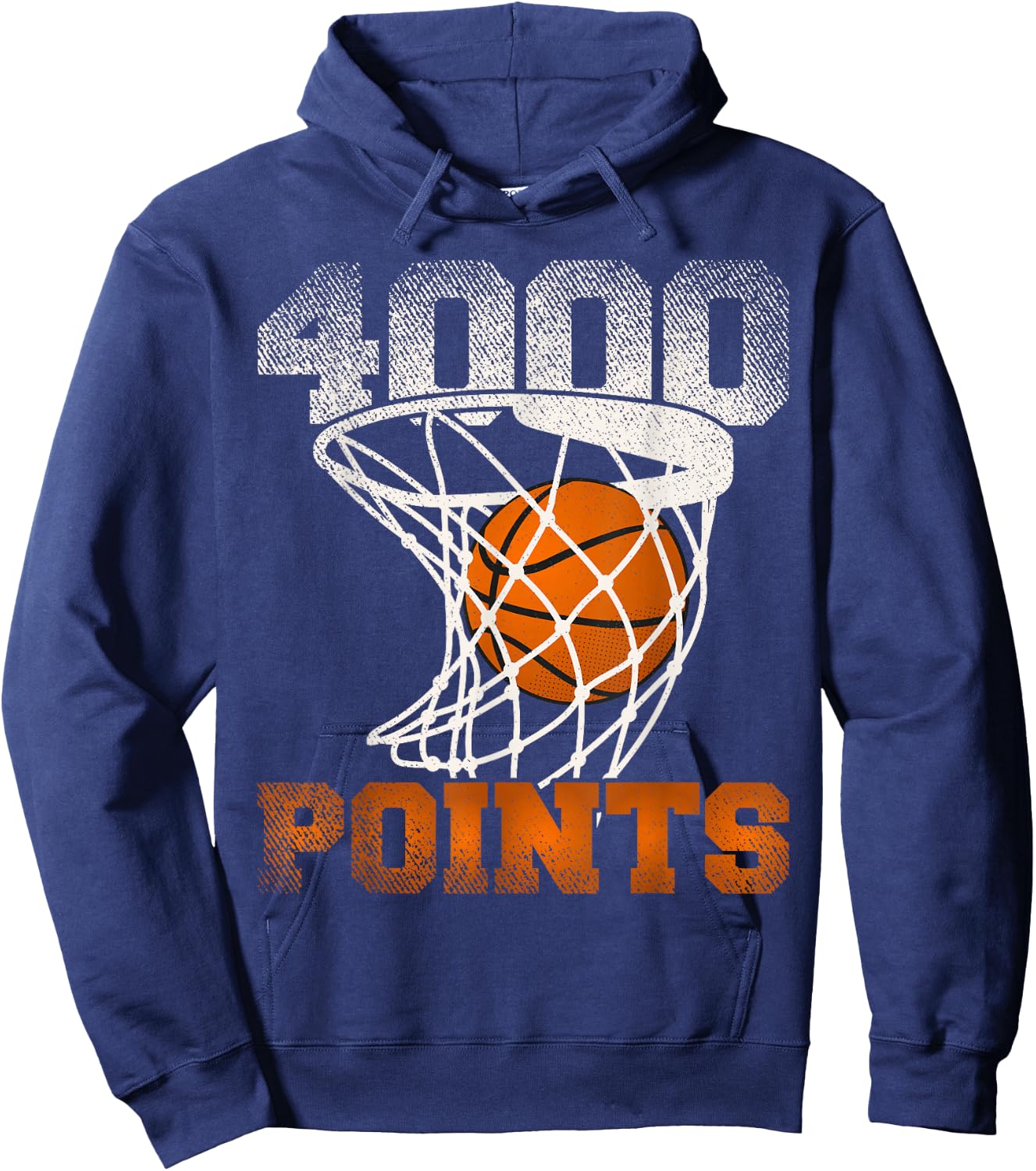 4000 Points Basketball For Your Favorite Basketball Player Hoodie - Hoodie | Navy