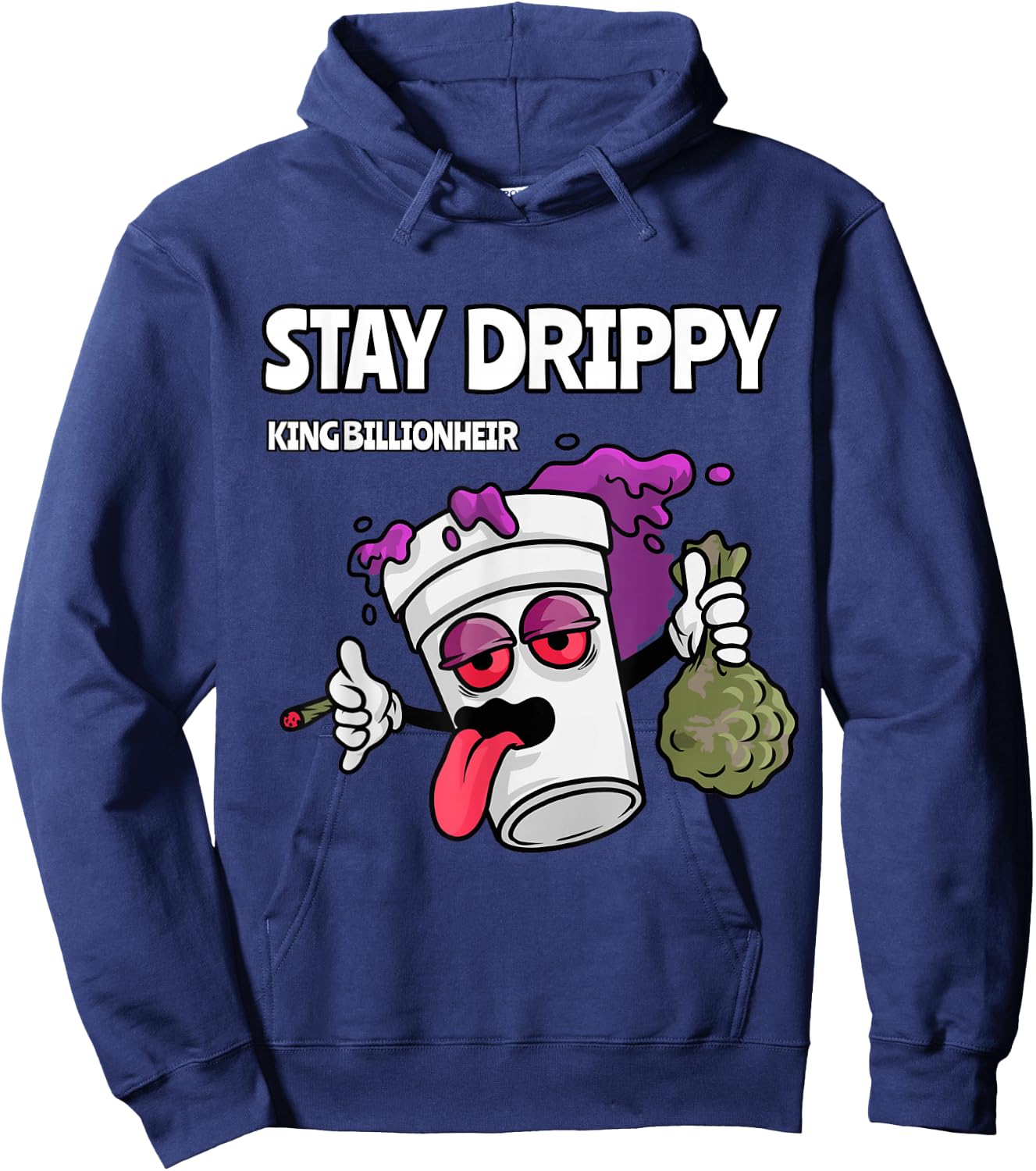 Stay Drippy Hoodie - Hoodie | Navy