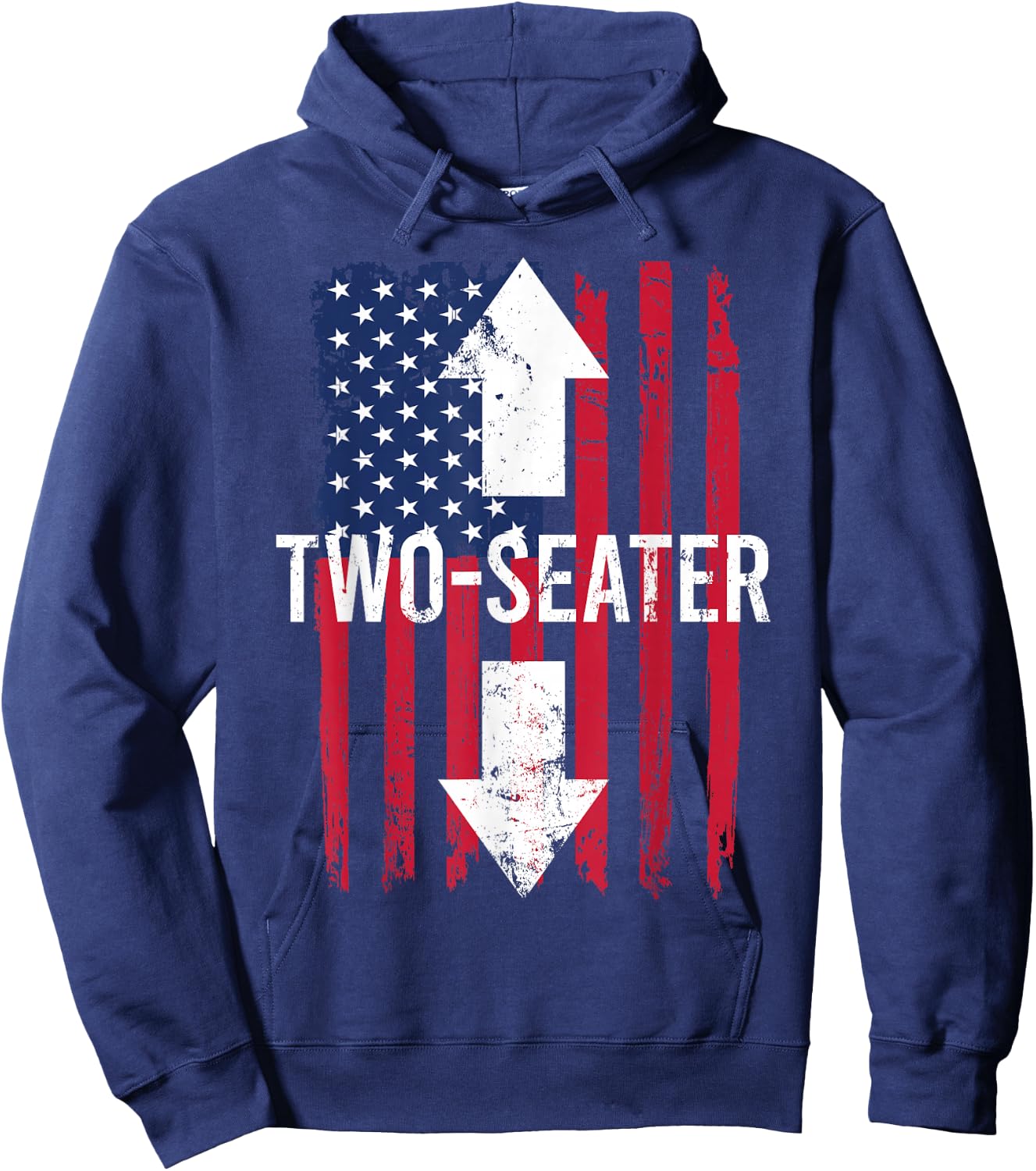 Two Seater Shirt Two-Seater Shirt 2 Seater Shirt Two Seater Hoodie - Hoodie | Navy