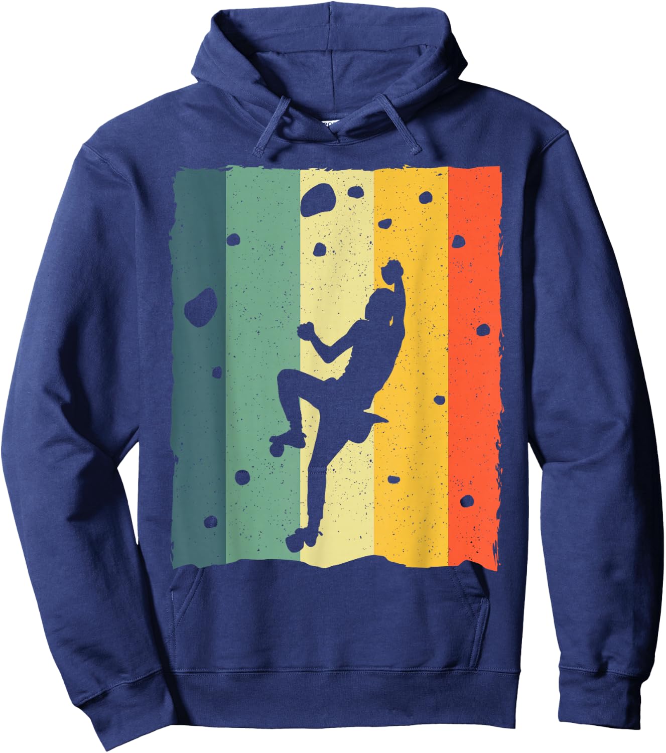 Cool Bouldering Women Boulderer Mountain Climber Hoodie - Hoodie | Navy