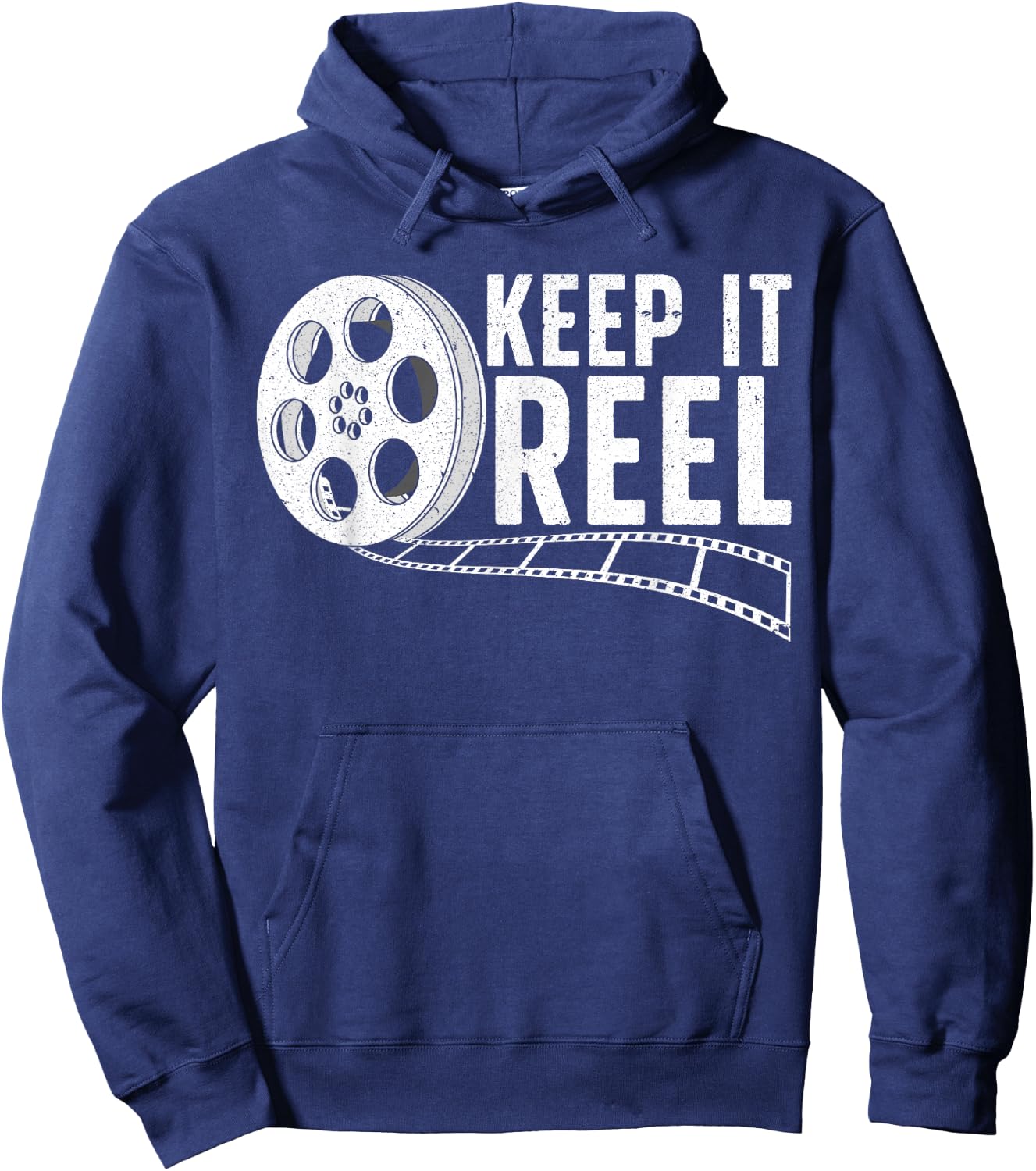 Cool Filmmaker Art Women Movie Film Maker Keep Reel Hoodie - Hoodie | Navy