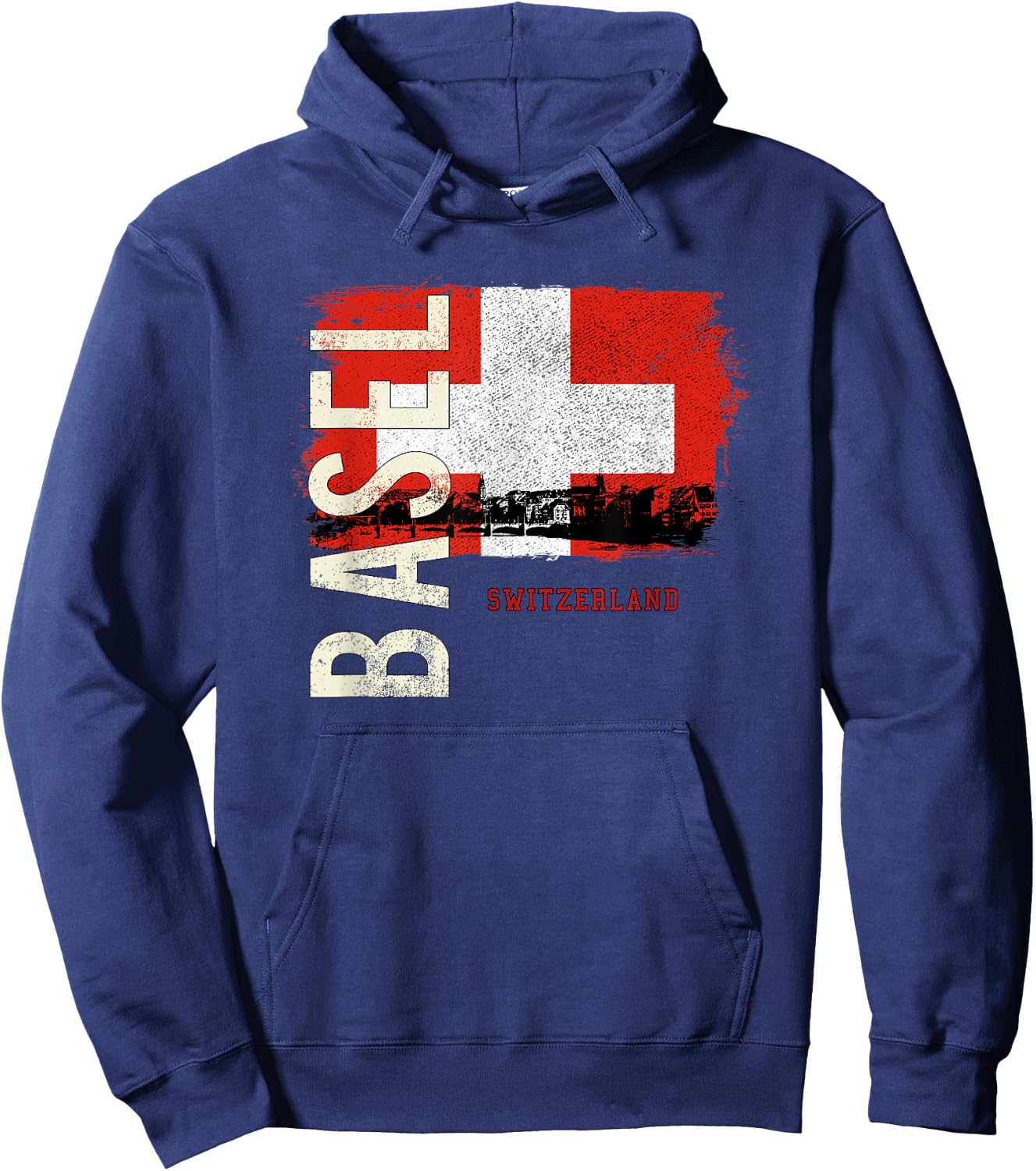 Basel Switzerland Europe Hoodie - Hoodie | Navy