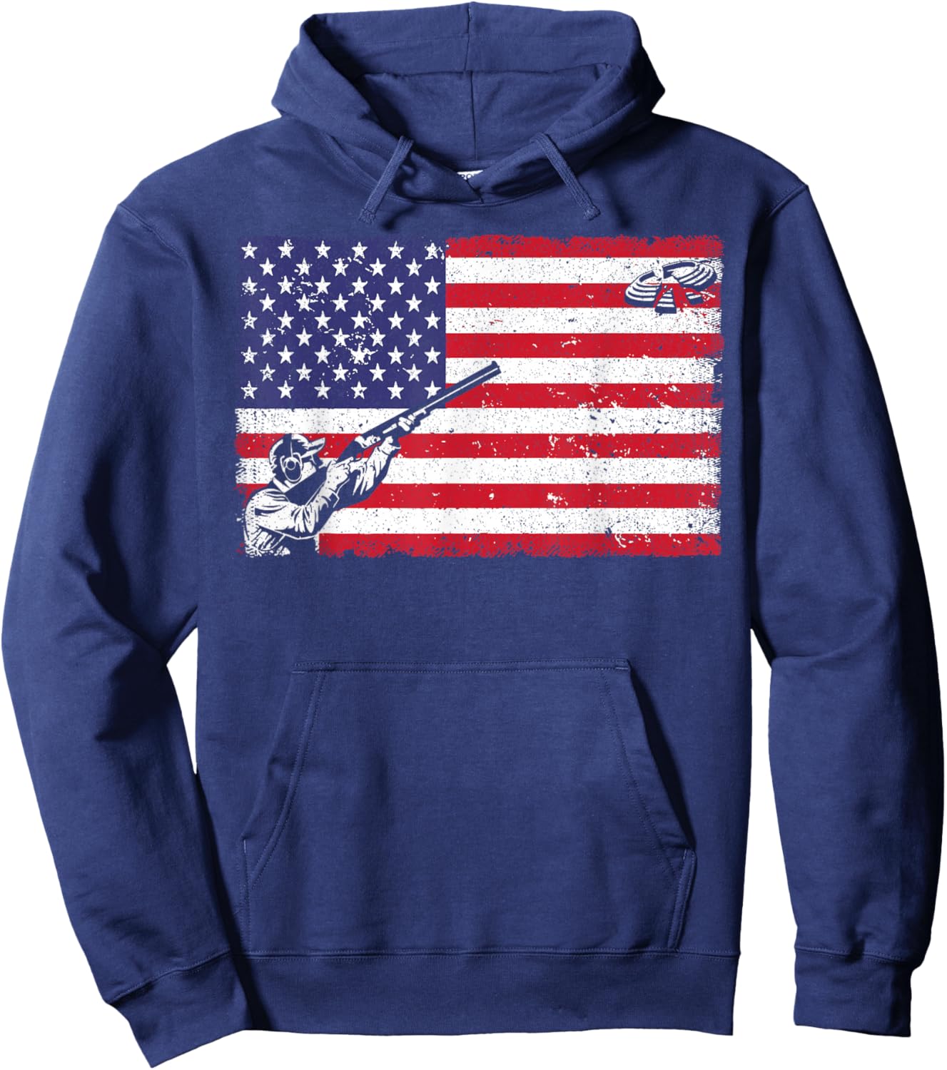 Best Trap Shooting Women Skeet Shooting Clay Target Hoodie - Hoodie | Navy