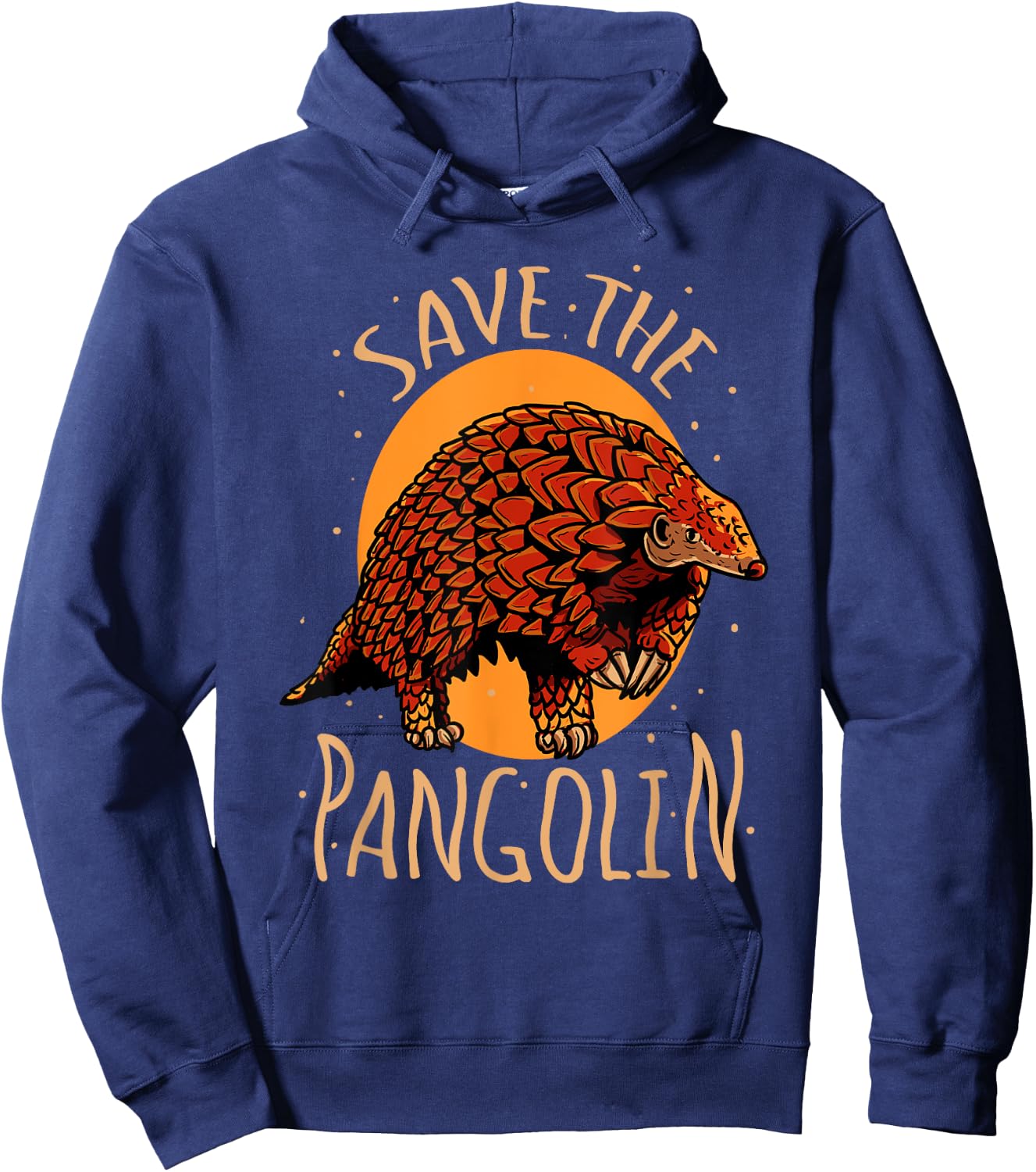 Save The Pangolin Endangered Animals Cute Pangolins Hoodie - Hoodie | Navy