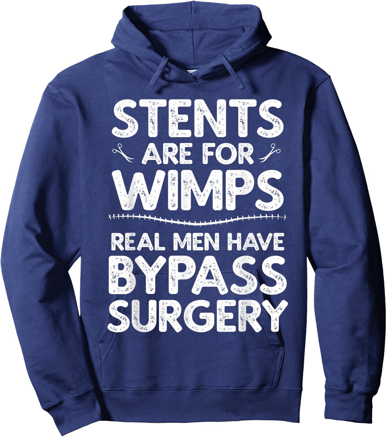 Cool Bypass Open Heart Surgery Art Boy Transplant Hoodie - Hoodie | Navy