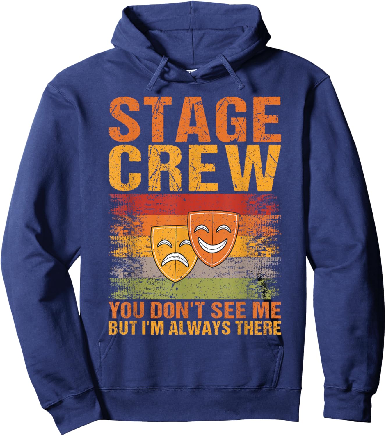 Stage Crew Backstage Theatre Staff Tech Crew Running Crew Hoodie - Hoodie | Navy