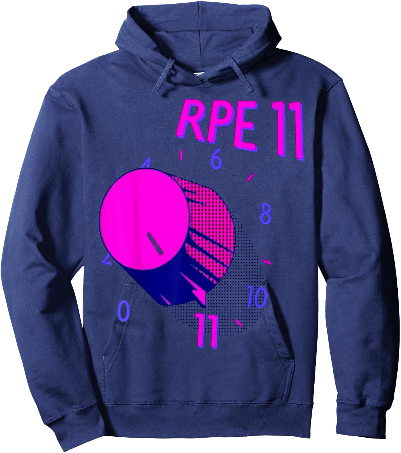 Funny RPE 11 Weightlifting Bodybuilding Fitness Gym Workout Hoodie - Hoodie | Navy