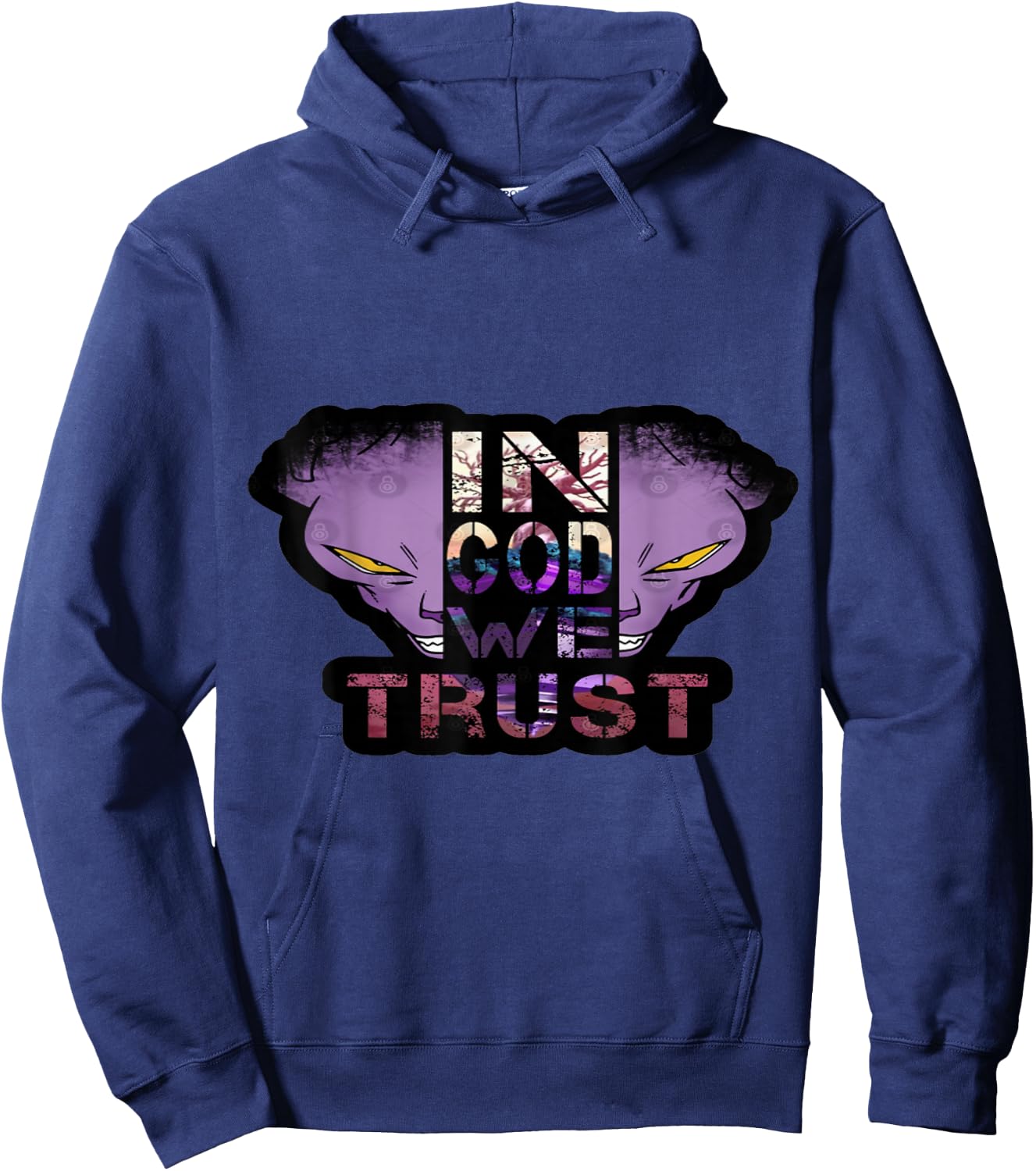 In Beerus We Trust Hoodie - Hoodie | Navy