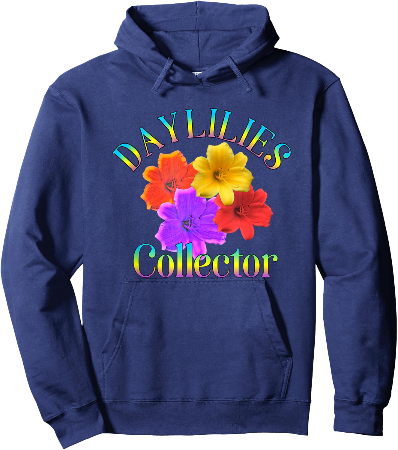 Daylilies Collector Yard Garden Flowers Gardener Hoodie - Hoodie | Navy