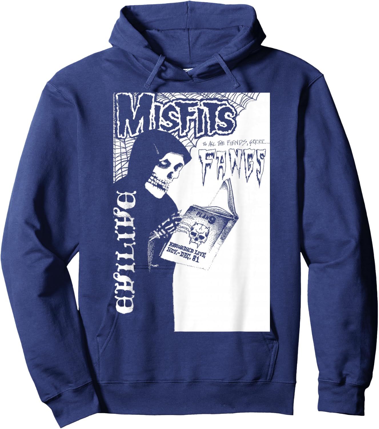 Misfits – Fangs Hoodie - Hoodie | Navy
