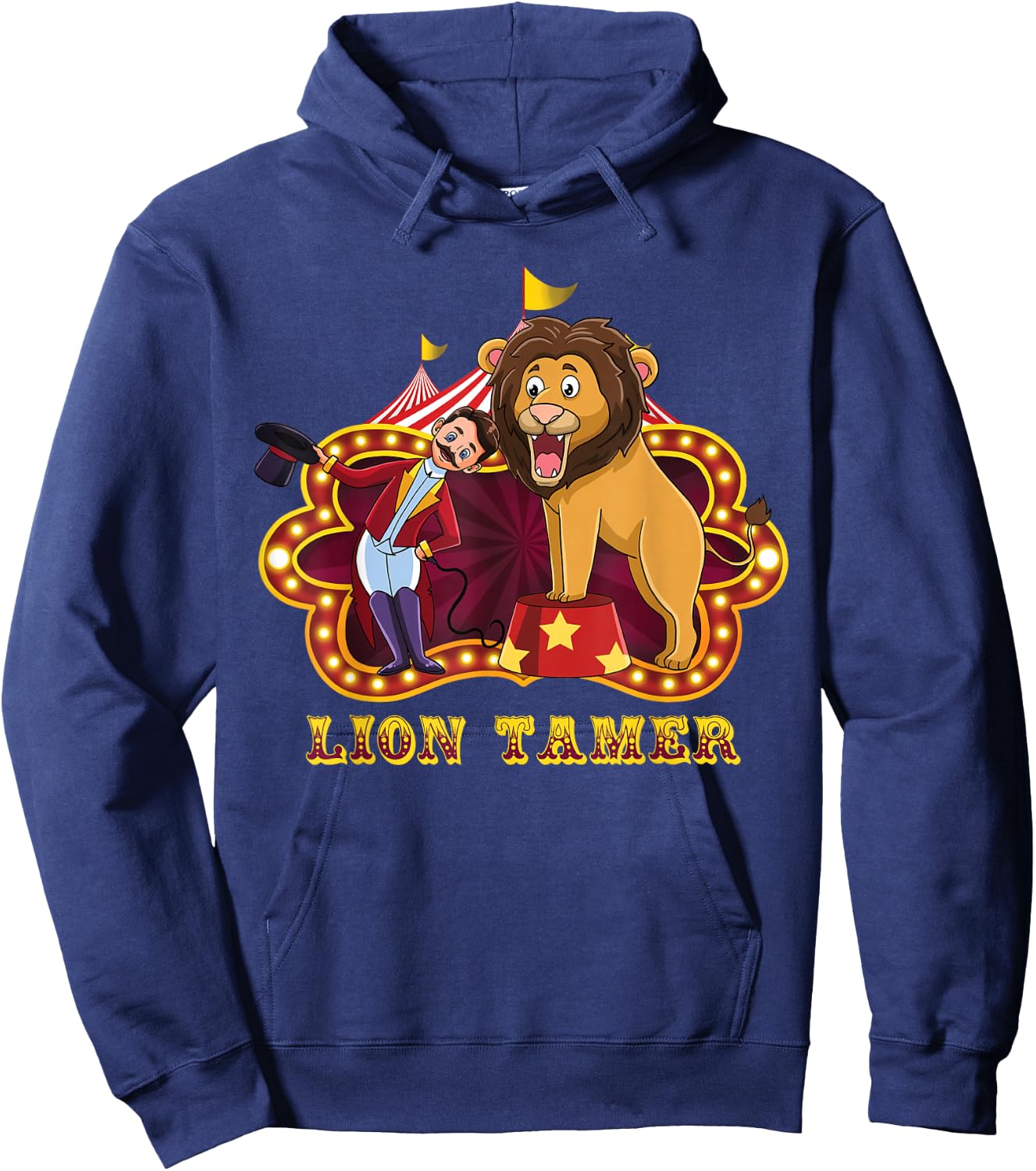 Children's Lion Tamer Circus Employee Carnival Theme Party Hoodie - Hoodie | Navy