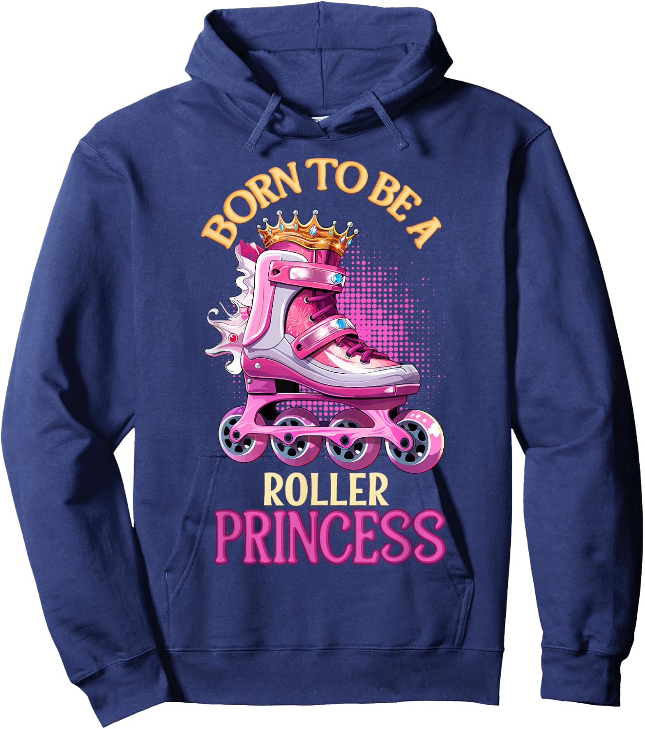 Roller Blade Rollerblading Roller Skates Skater Rollerblades Hoodie - Hoodie | Navy