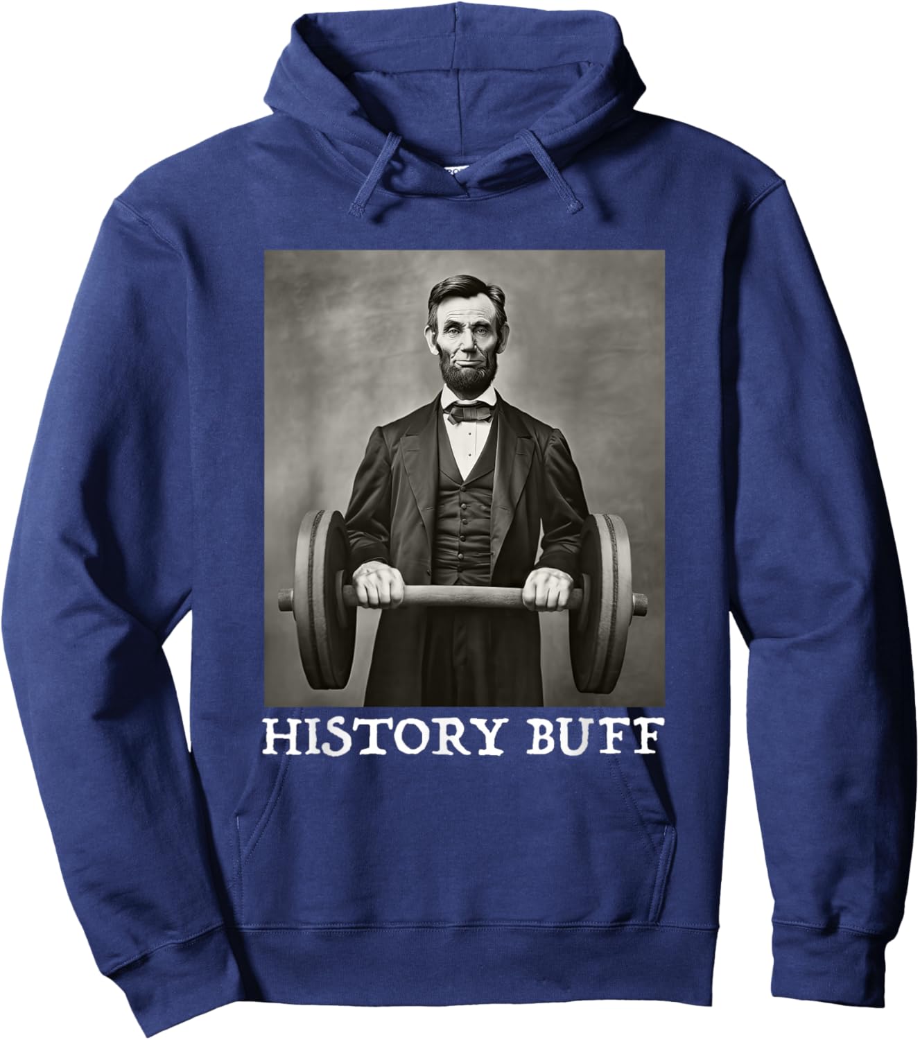 Funny Abraham Abe Lincoln Shirt July 4th History Buff Hoodie - Hoodie | Navy