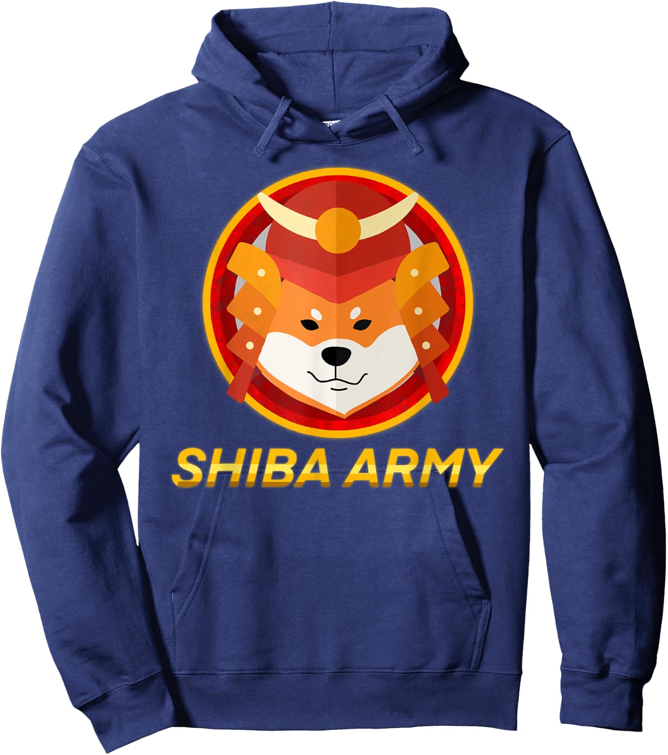 Shiba Army Shirt, Funny $SHIB Coin Shiba Inu Army Hoodie - Hoodie | Navy