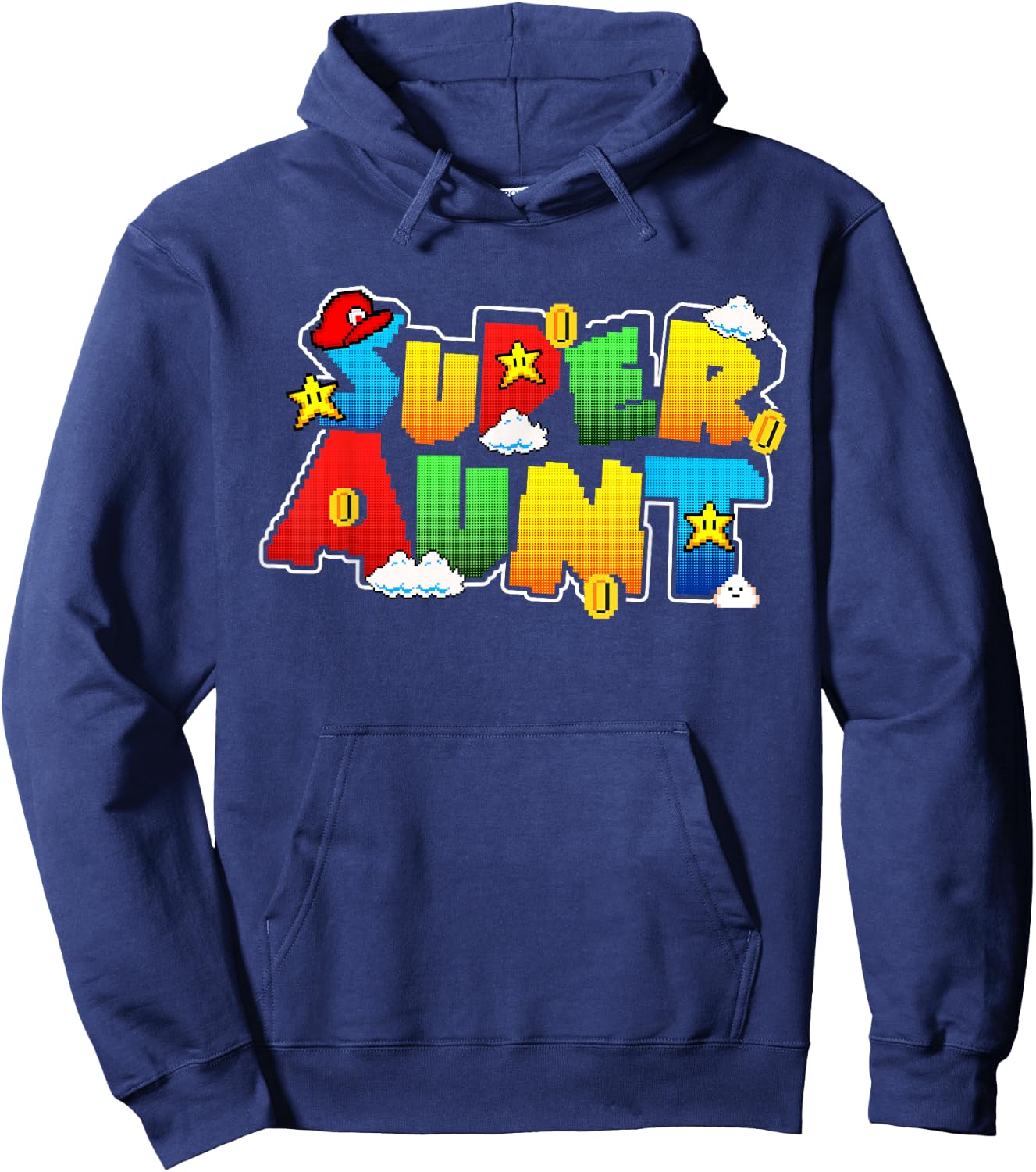 Super Aunt Best Aunt Ever Funny Gifts For Aunt Hoodie - Hoodie | Navy