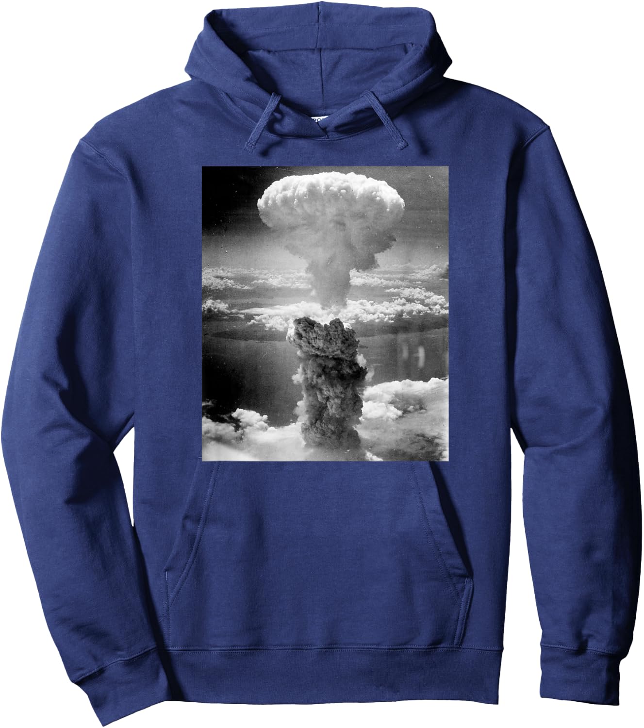 Atomic Bomb Nuclear Atomic Cloud Against Nuclear Test Nuclear Nuke Hoodie - Hoodie | Navy