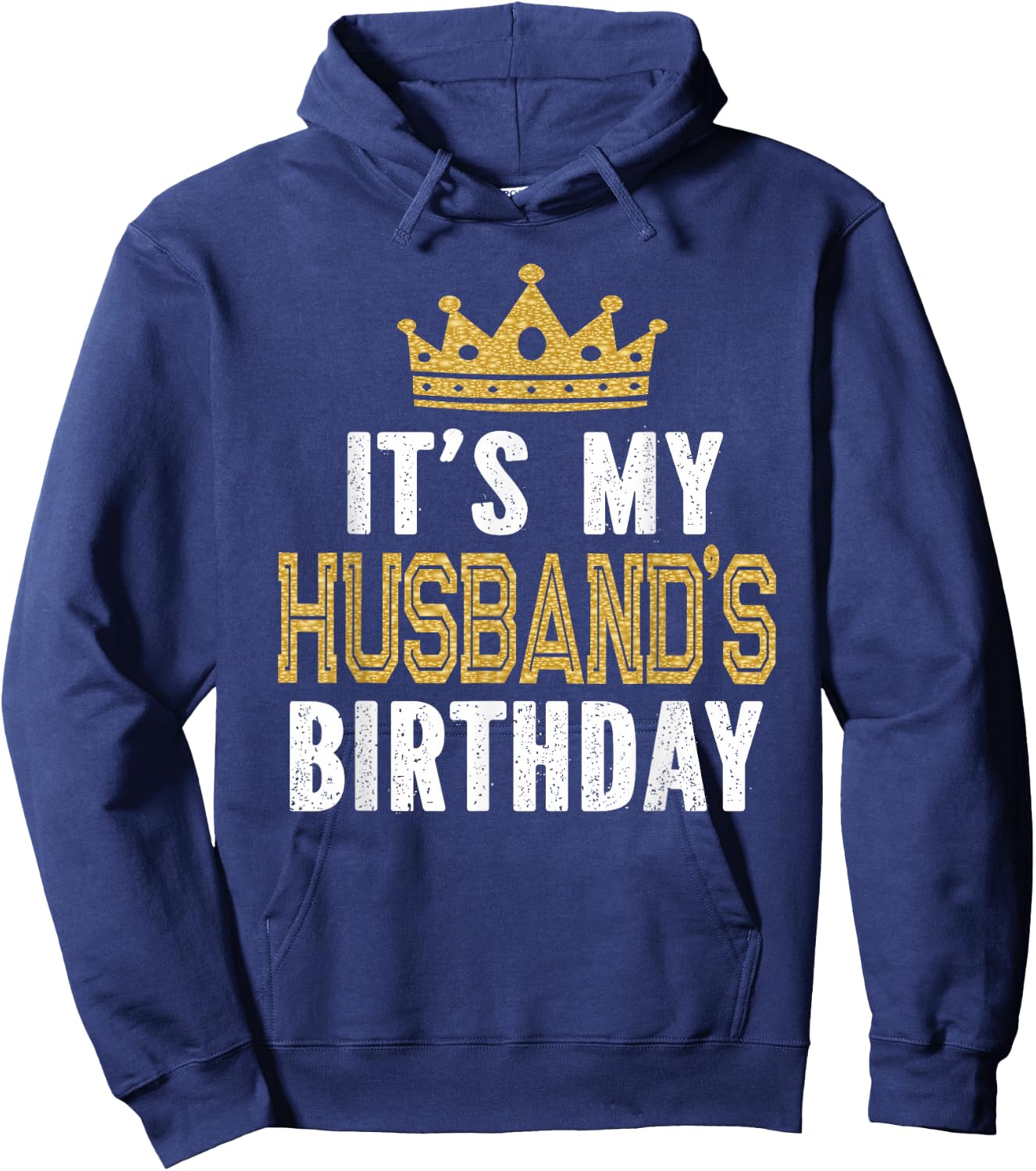 It's My Husband's Birthday Party Family Matching Small Hoodie - Hoodie | Navy