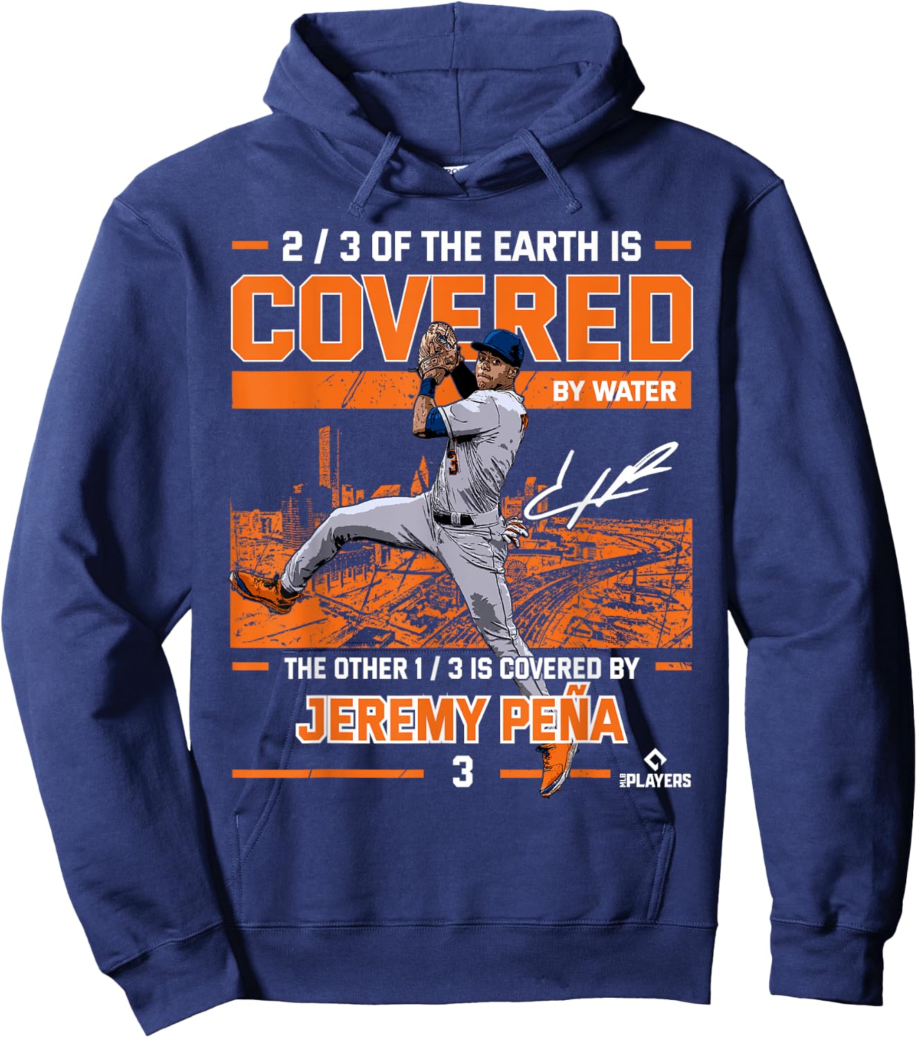 BallPark MVP Houston MLBPA Jeremy Pena , Black, Small Hoodie - Hoodie | Navy