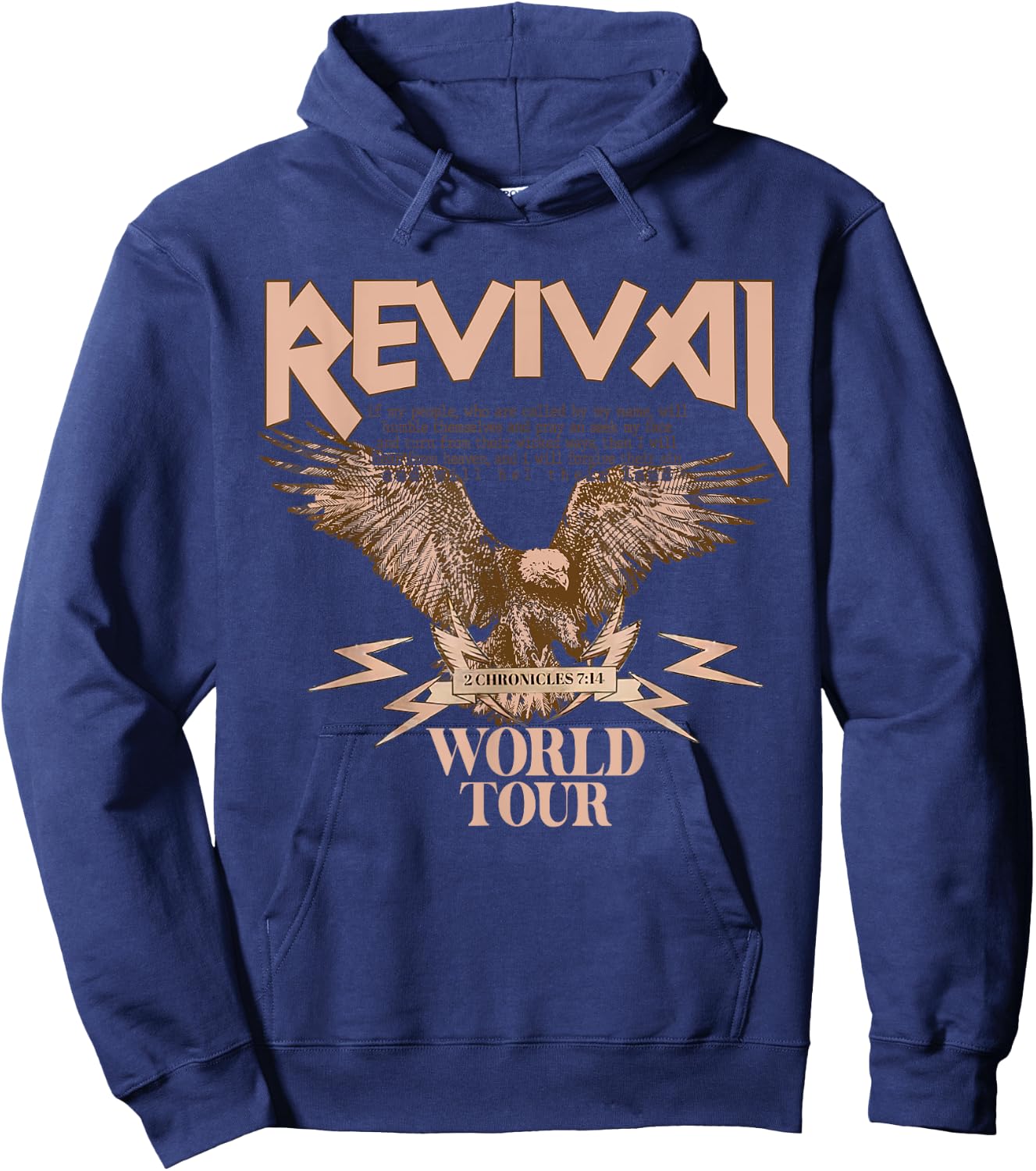 Jesus Revival, Christian Revival Believe, 2 Chronicles 7:14 Hoodie - Hoodie | Navy