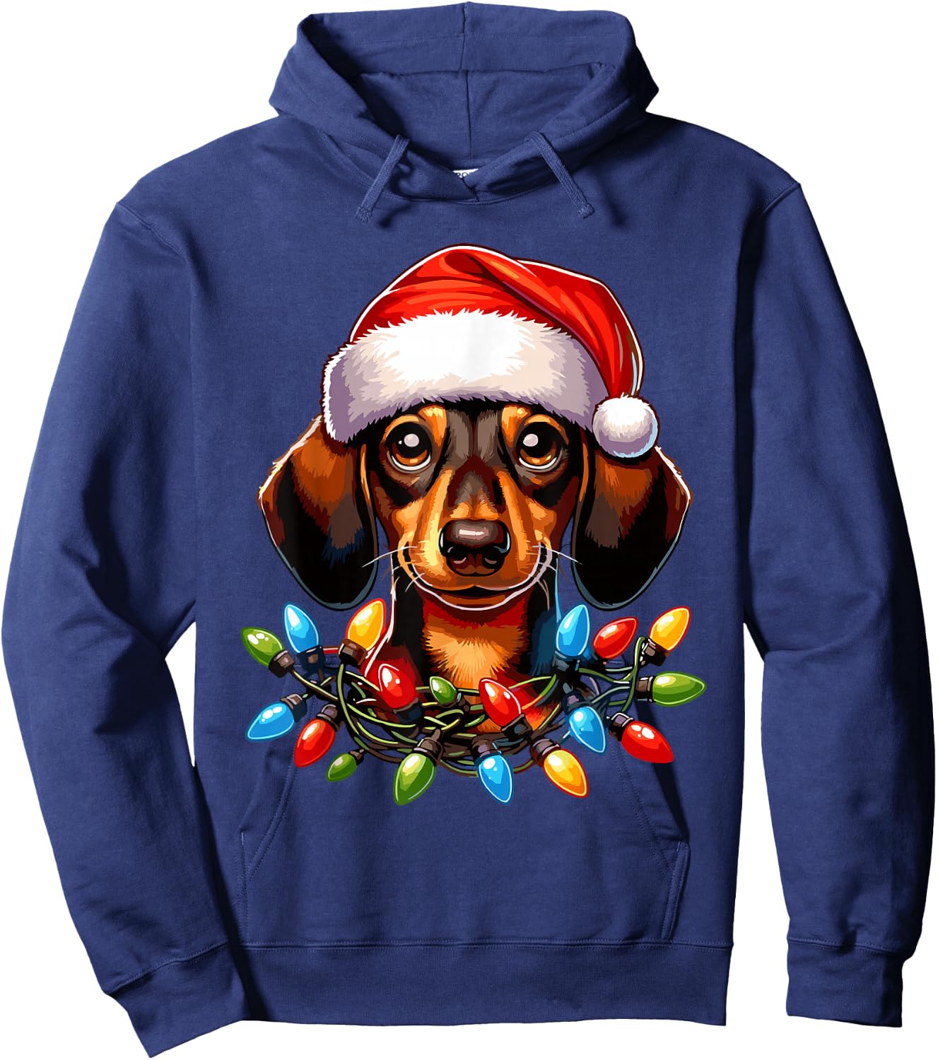 Dog Owner Xmas Men Women Favorite Dachshund Christmas Hoodie - Hoodie | Navy