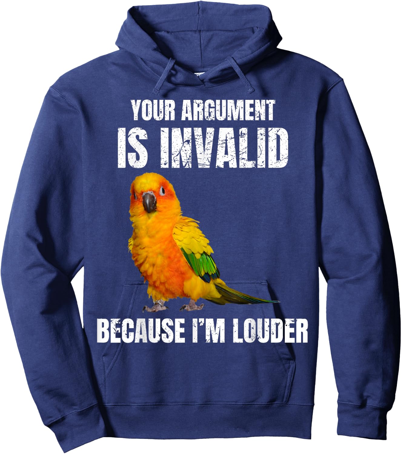I'm Louder Sun Conure Parrot Bird funny conure lover Hoodie - Hoodie | Navy