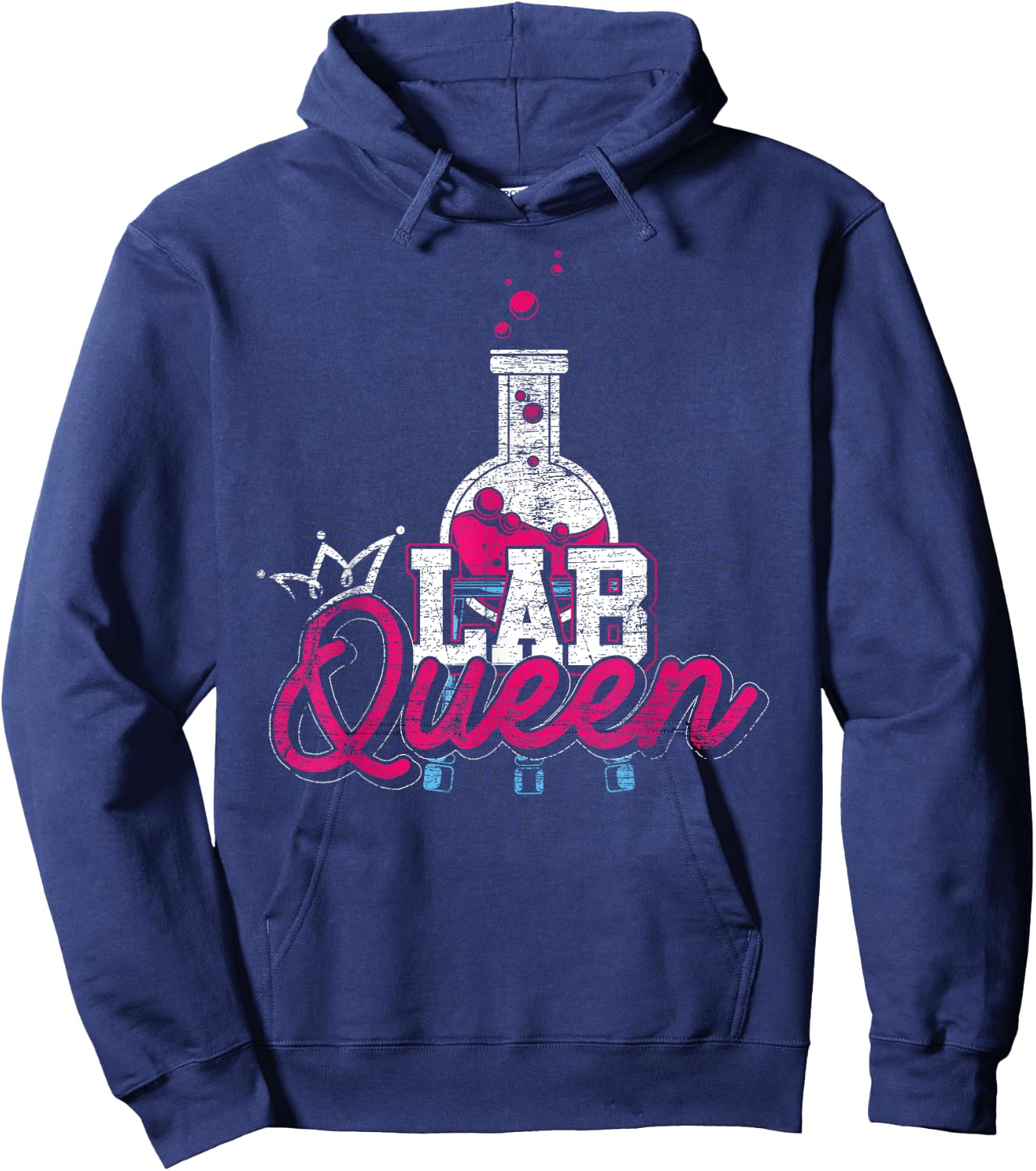Lab Technician Lab Queen Medical Laboratory Scientist Hoodie - Hoodie | Navy