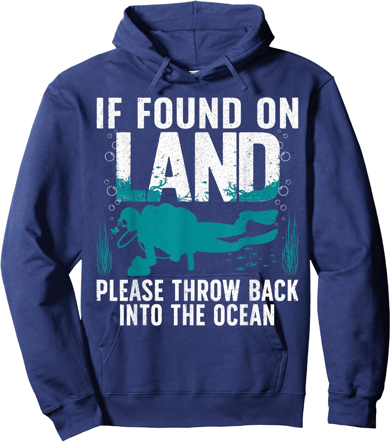 Cool Scuba Diving Women Ocean Open Water Scuba Diver Hoodie - Hoodie | Navy