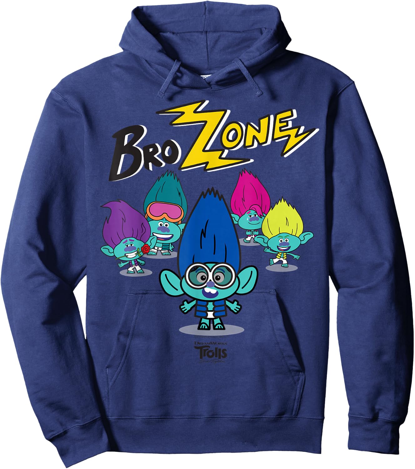 DreamWorks Trolls Band Together BroZone Spotlight Hoodie - Hoodie | Navy