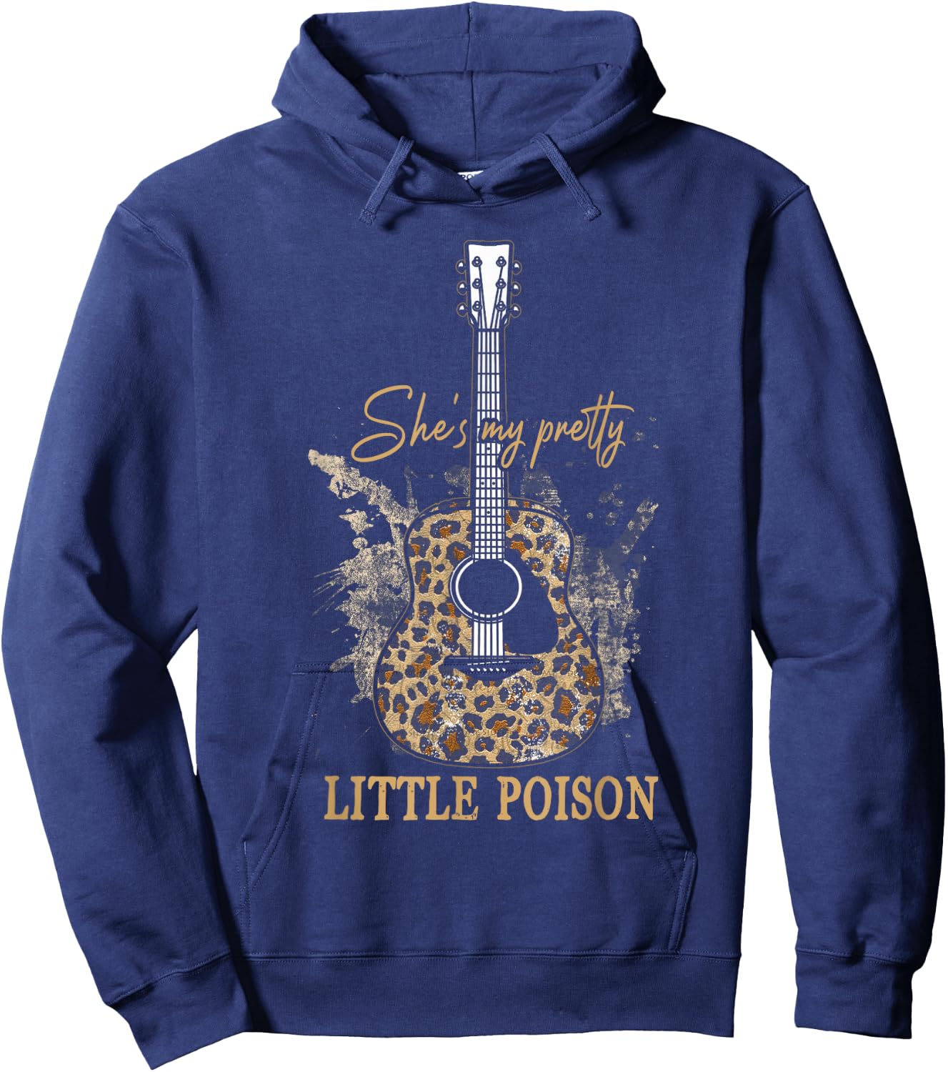 Pretty-Little Poisons Classic Guitar Music Hoodie - Hoodie | Navy