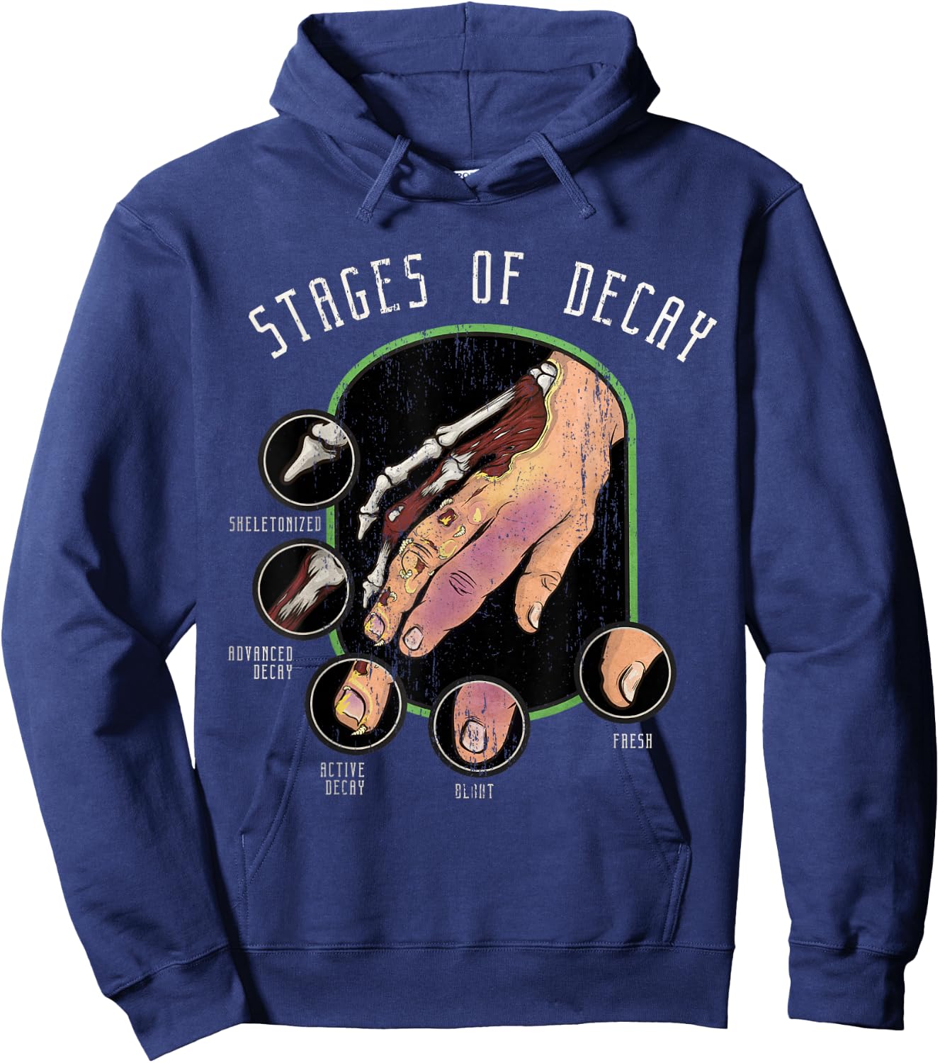 Forensic Science - Human Anatomy Coroner Embalming Hoodie - Hoodie | Navy