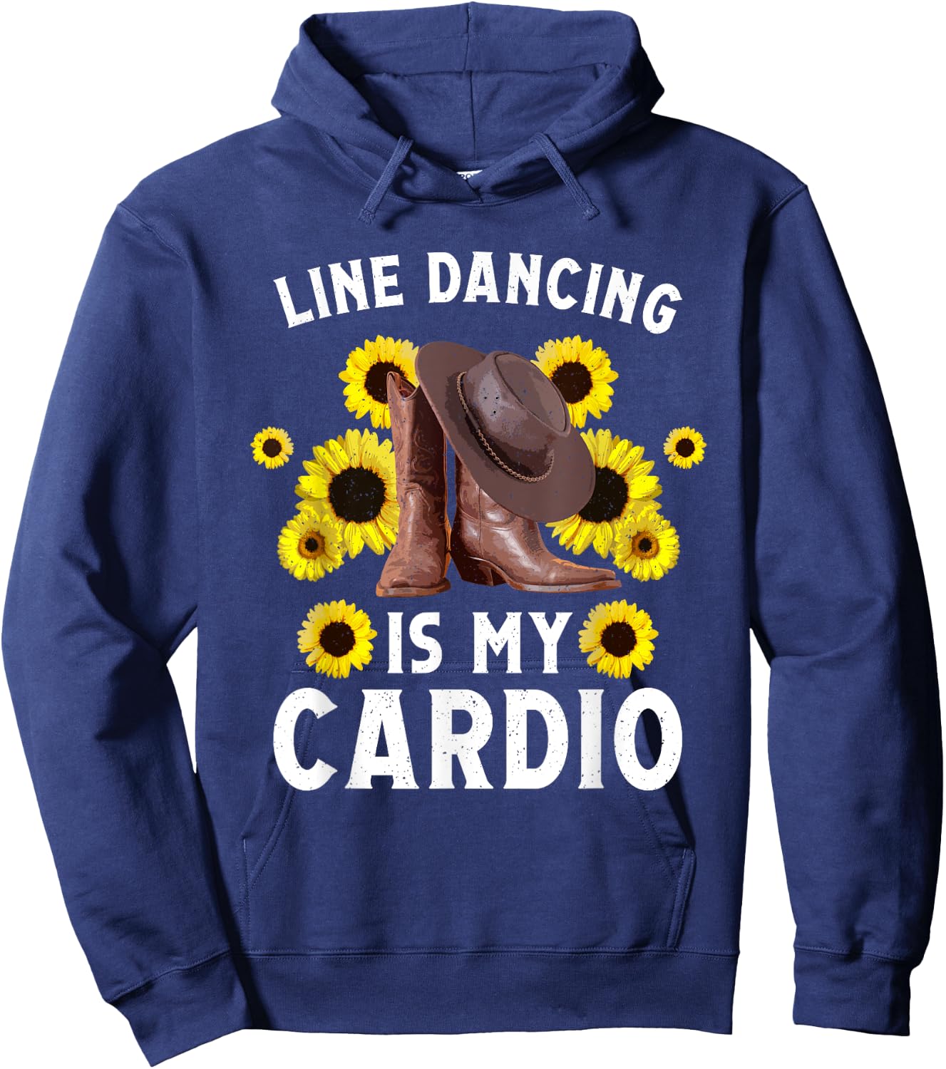 Funny Line Dancing Art Men Line Dance Dancer Hoodie - Hoodie | Navy