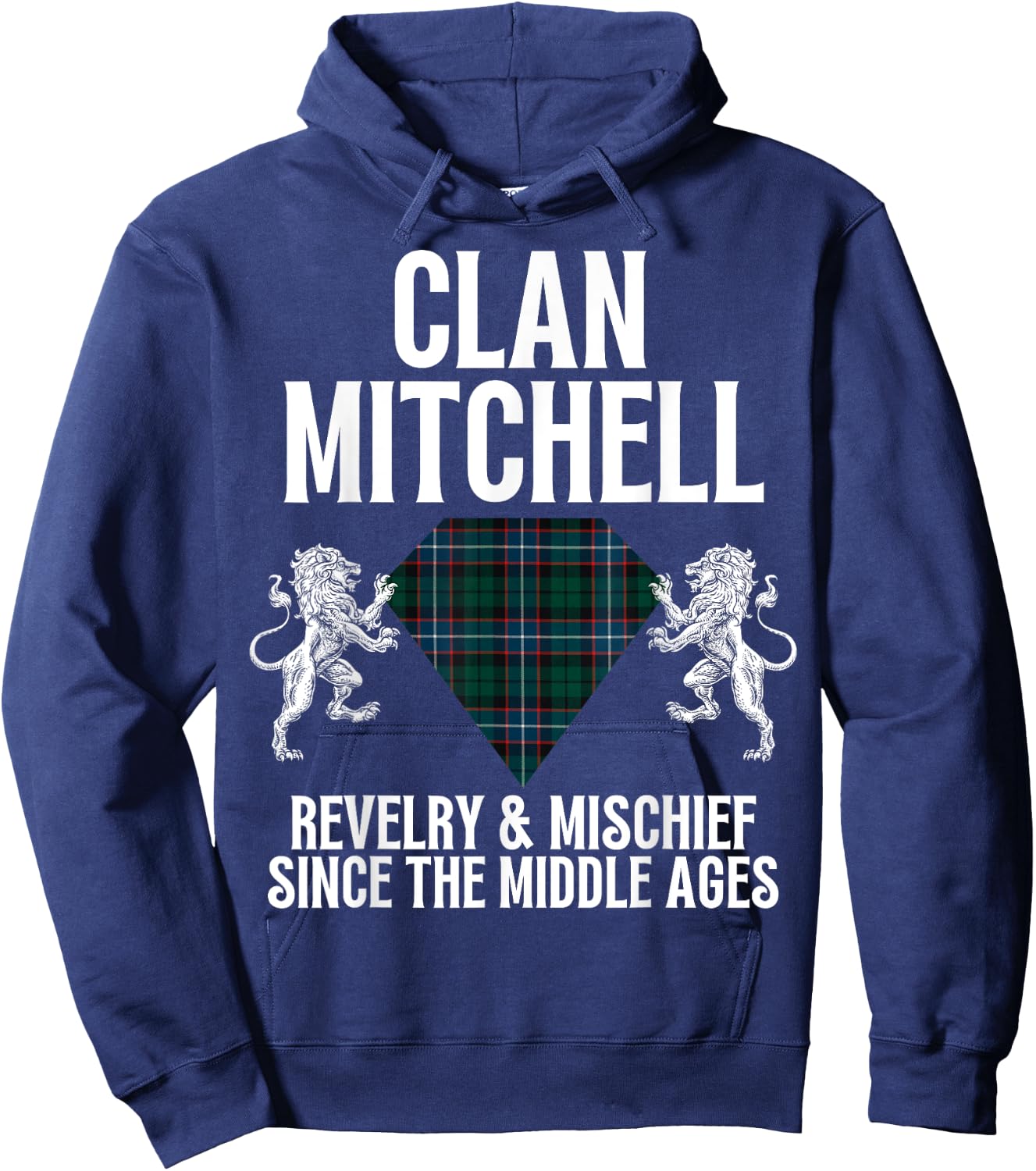 Mitchell Clan Scottish Name Coat Of Arms Tartan Family Party Hoodie - Hoodie | Navy